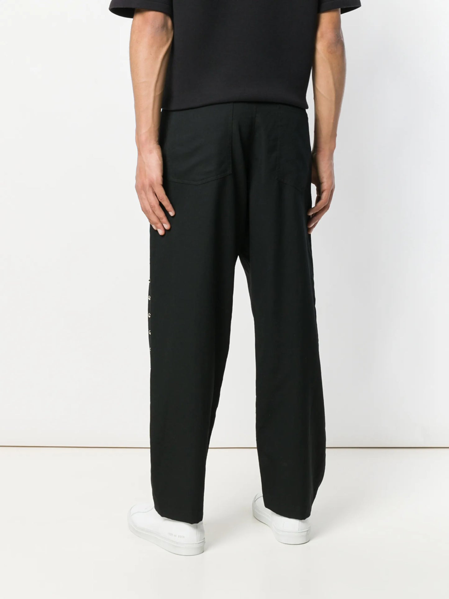 Black Comme Des Garçons Studded Chinos - vue 4 - Black Comme Des Garçons