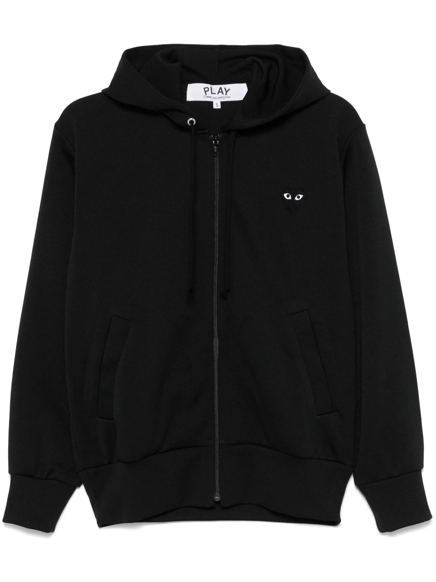 Comme Des Garçons Play Heart-patch Zip-up Hoodie AXT254051 Vue 1