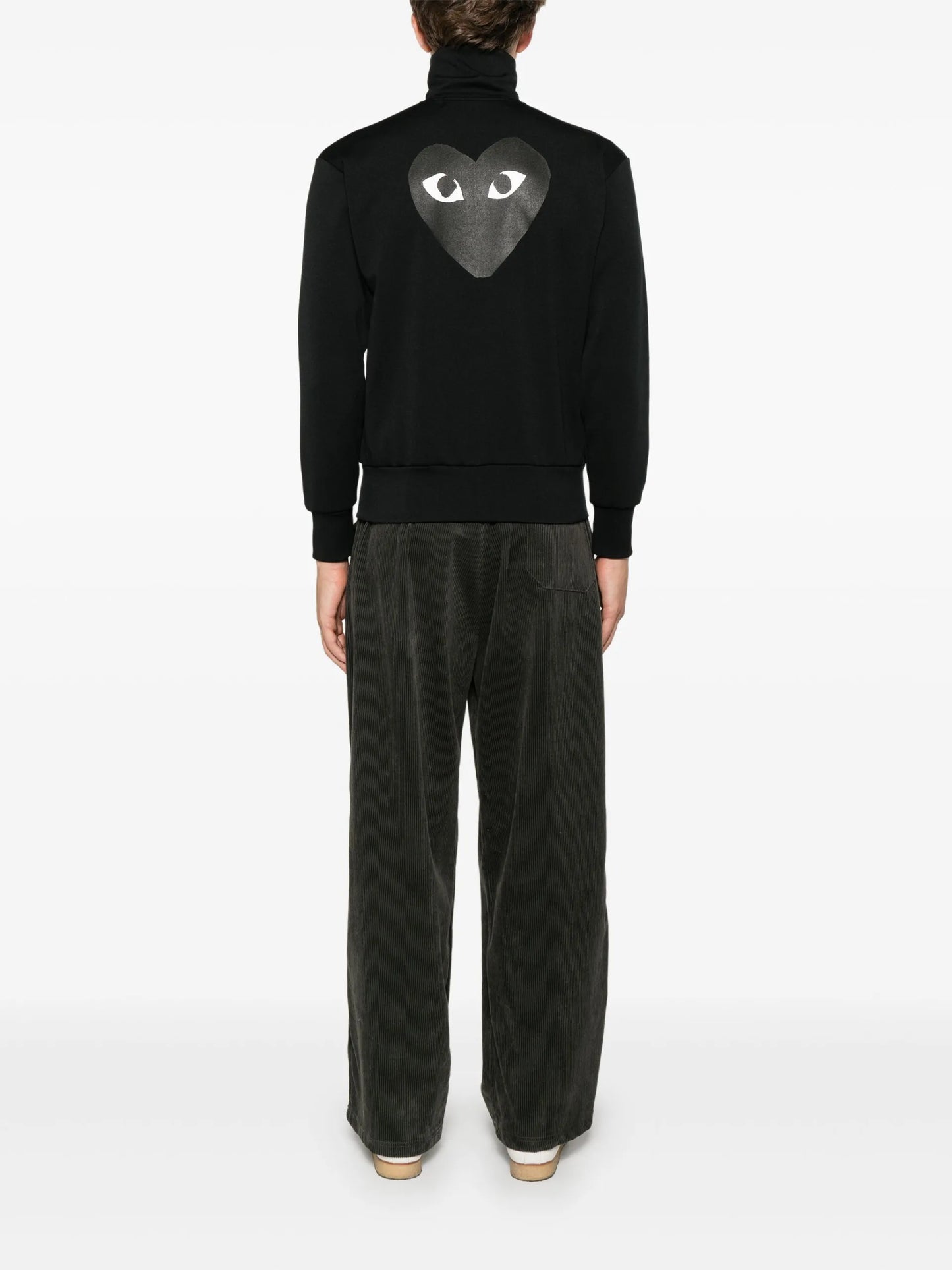 Comme Des Garçons Play Heart-print Jersey Track Jacket AXT256051 Vue 2