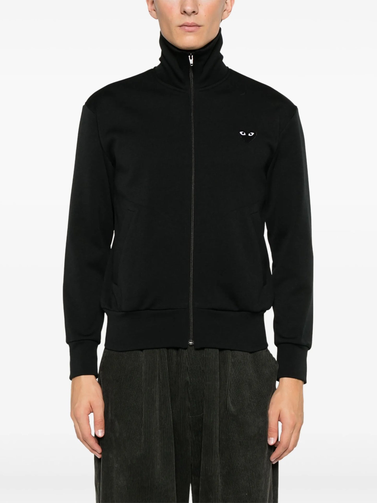 Comme Des Garçons Play Heart-print Jersey Track Jacket AXT256051 Vue 4