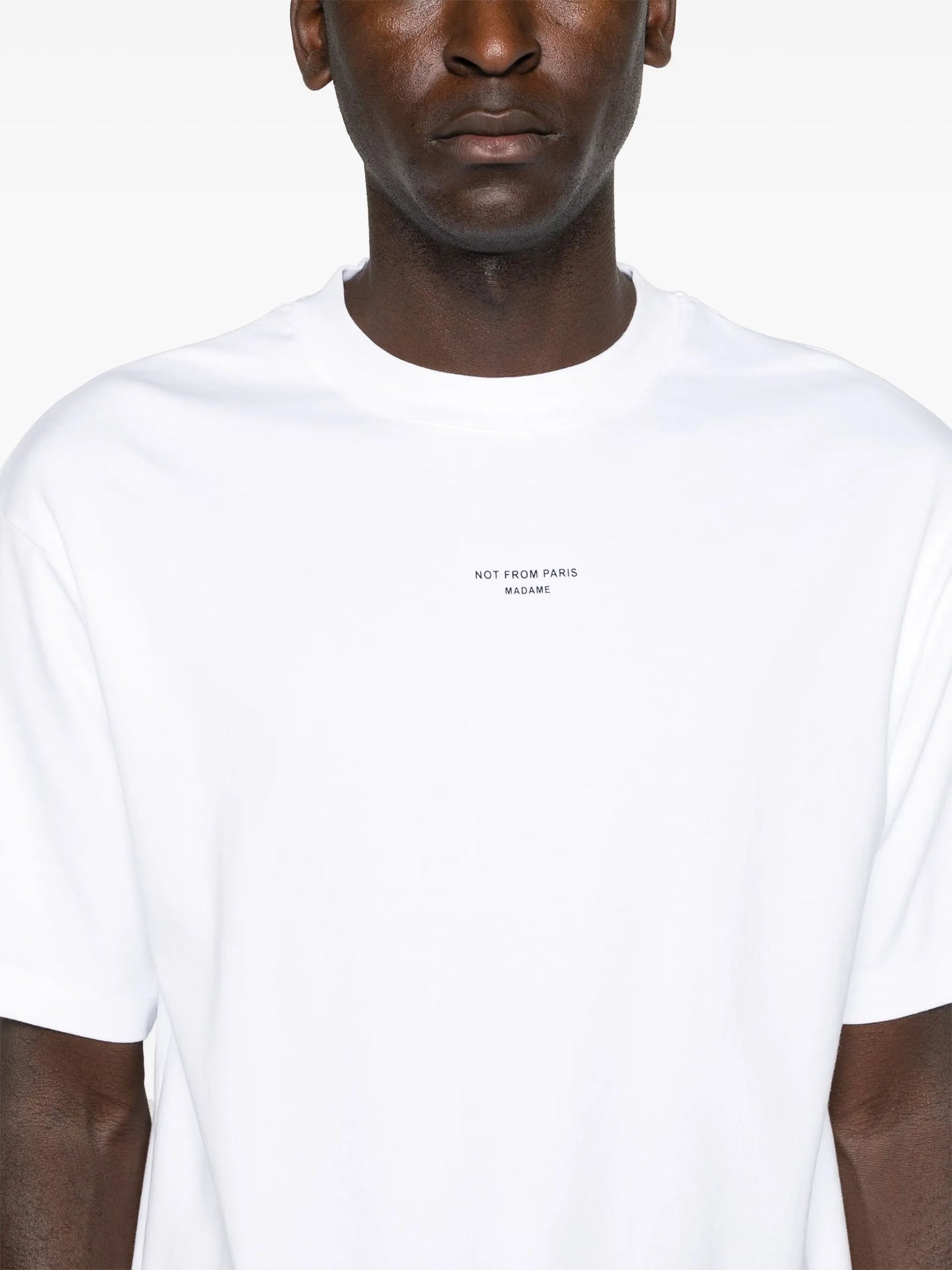 Drôle De Monsieur Slogan-print Cotton T-shirt - vue 5 - Drôle De Monsieur