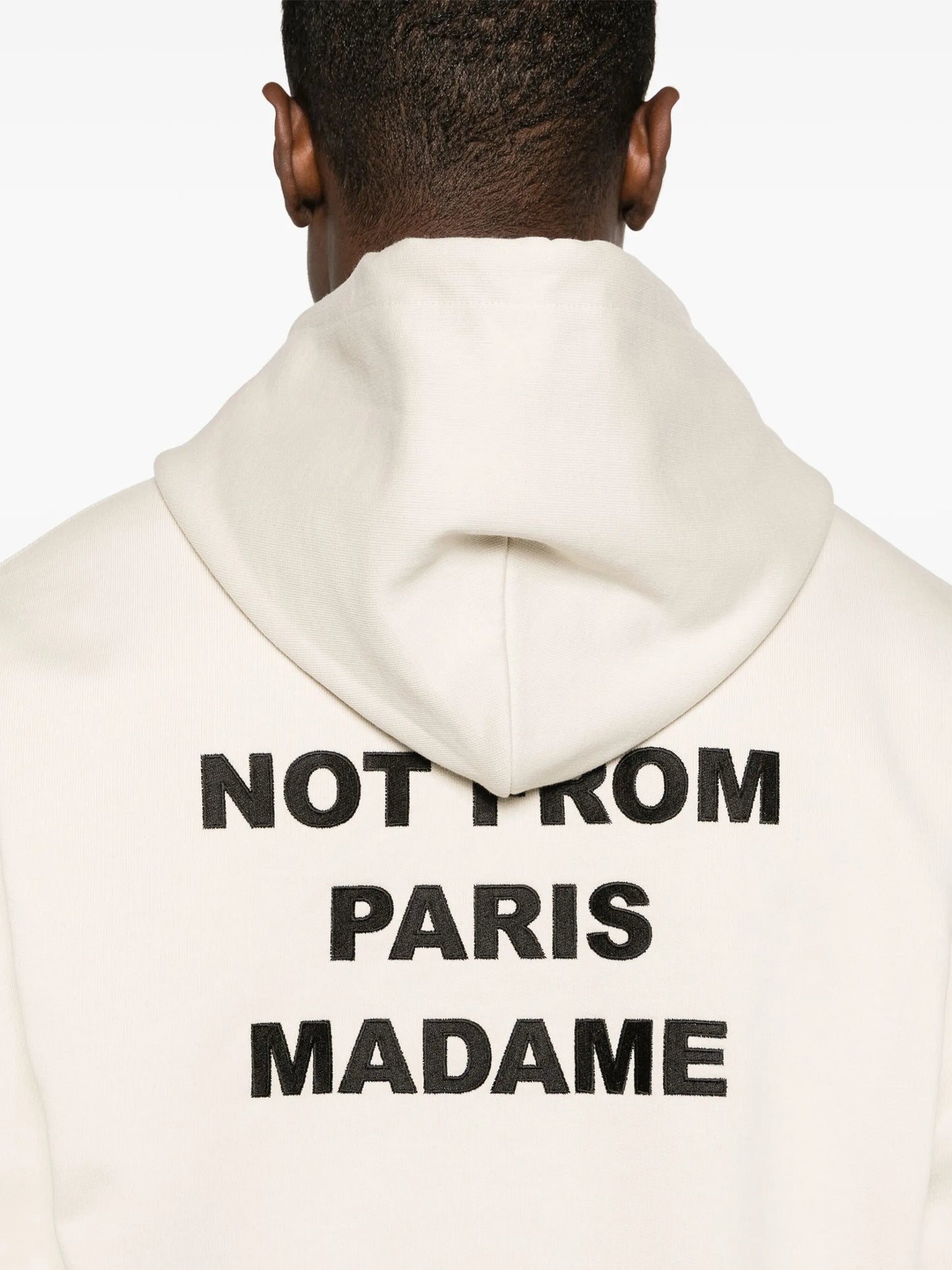Drôle De Monsieur Logo-print Cotton Hoodie - vue 5 - Drôle De Monsieur
