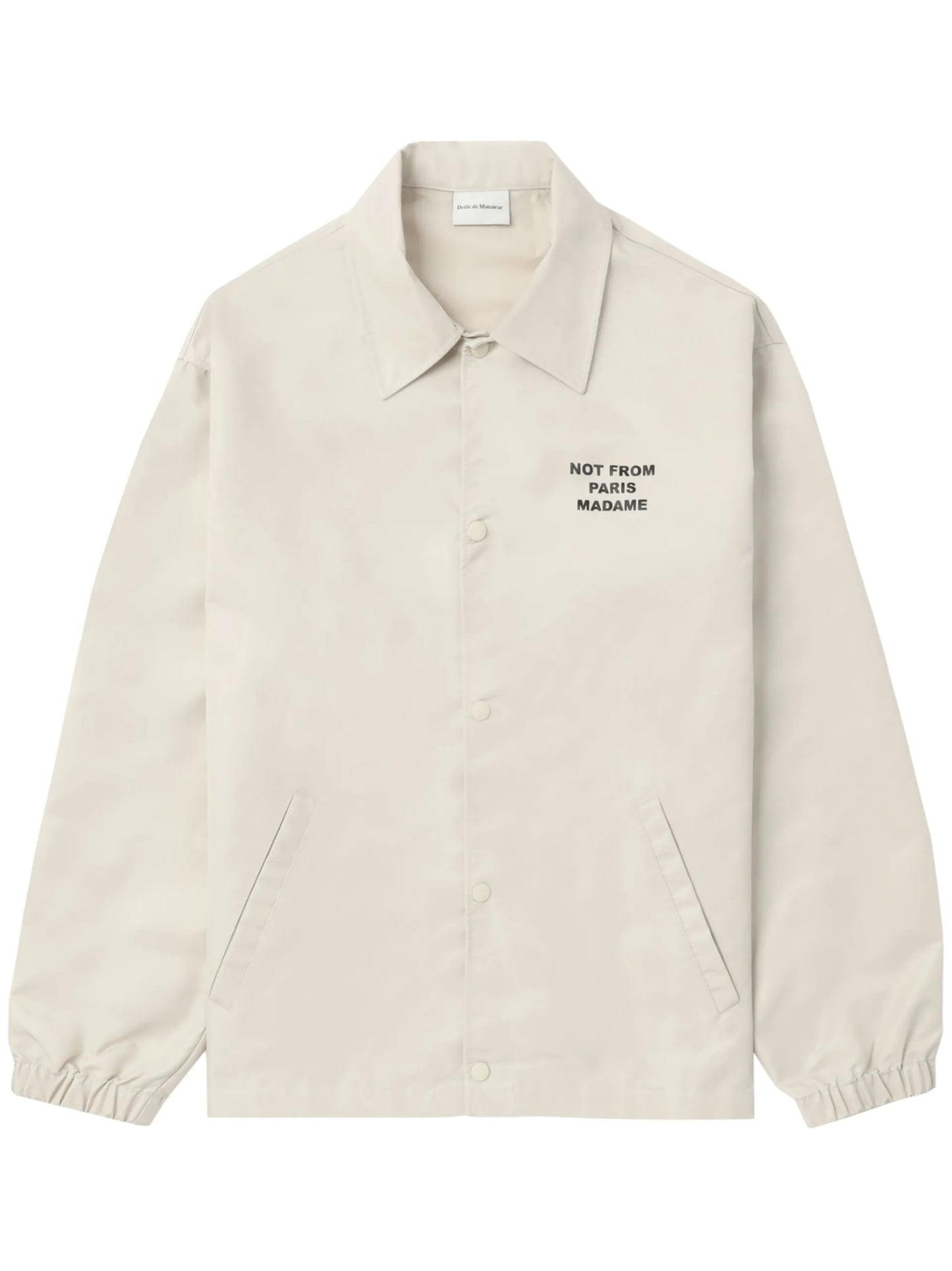 Drôle De Monsieur Jacket Slogan PERMJT183PA014MT Noir Vue 1