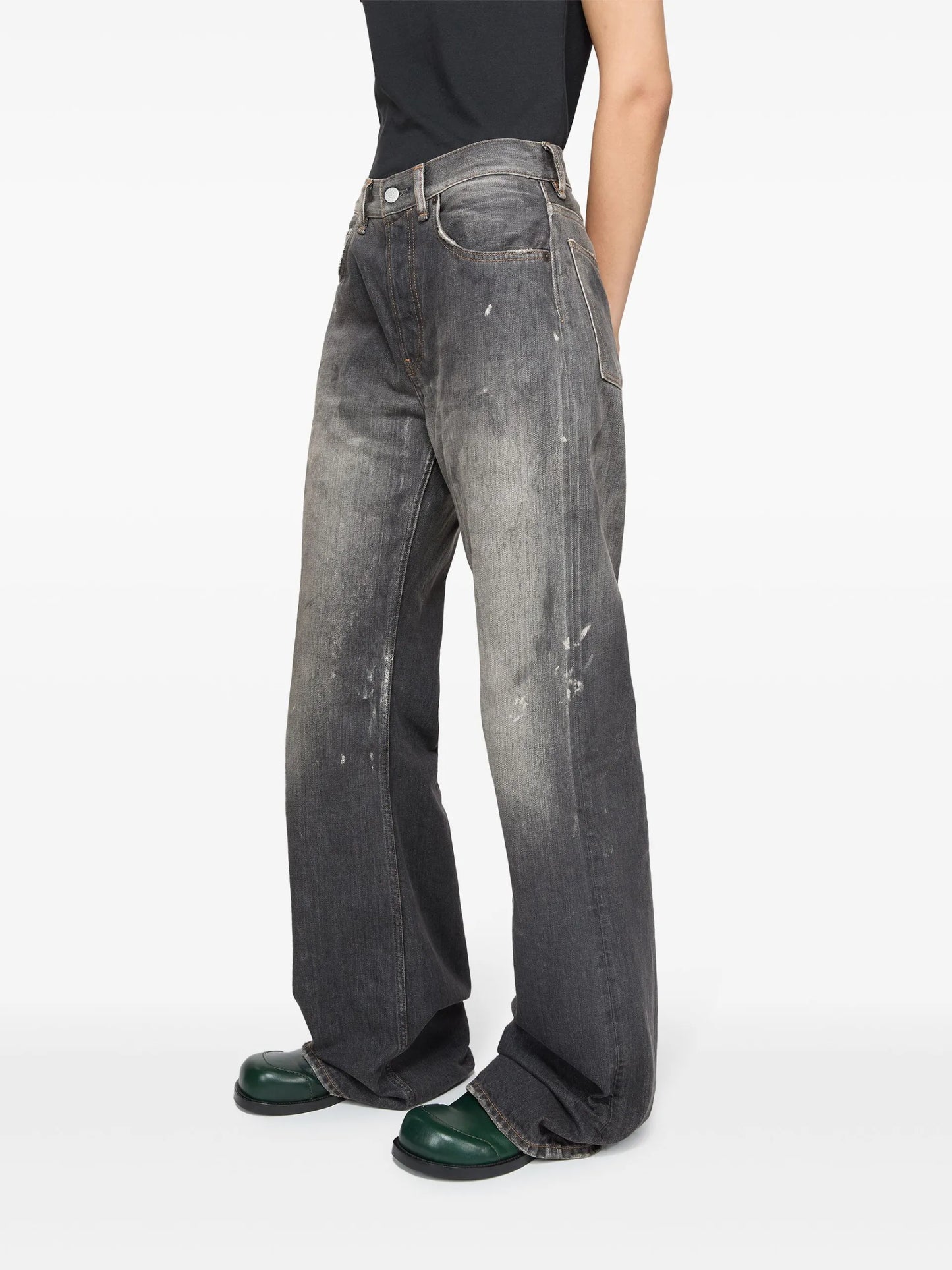 Acne Studios Faded Loose Jeans A00513 Vue 4