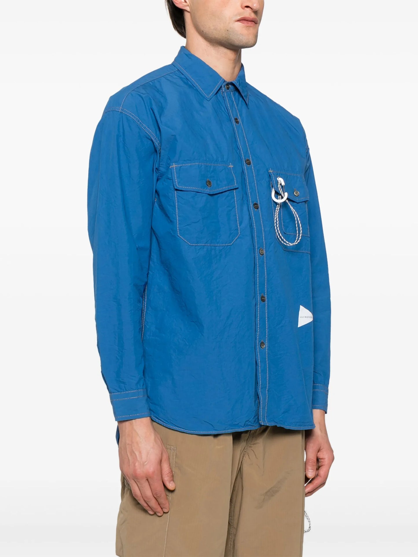 And Wander Cordura Typewriter Shirt 5744283175 Vue 3