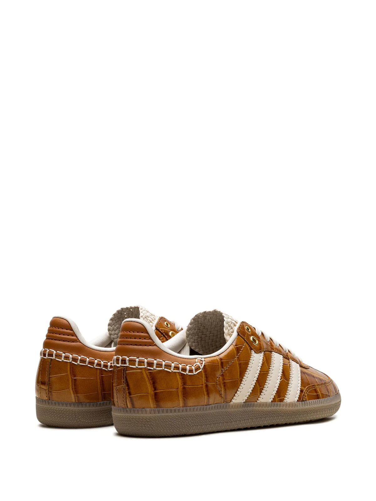 adidas x Wales Bonner Samba OG "Brown Croc" sneakers coloris Brown - vue 3