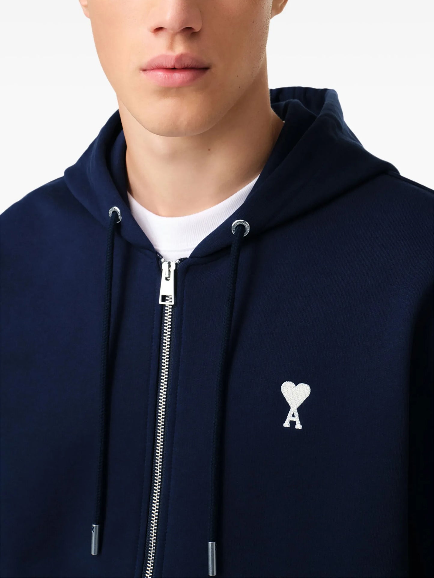 AMI Paris Ami De Coeur Hoodie E25HSW460730 Vue 6