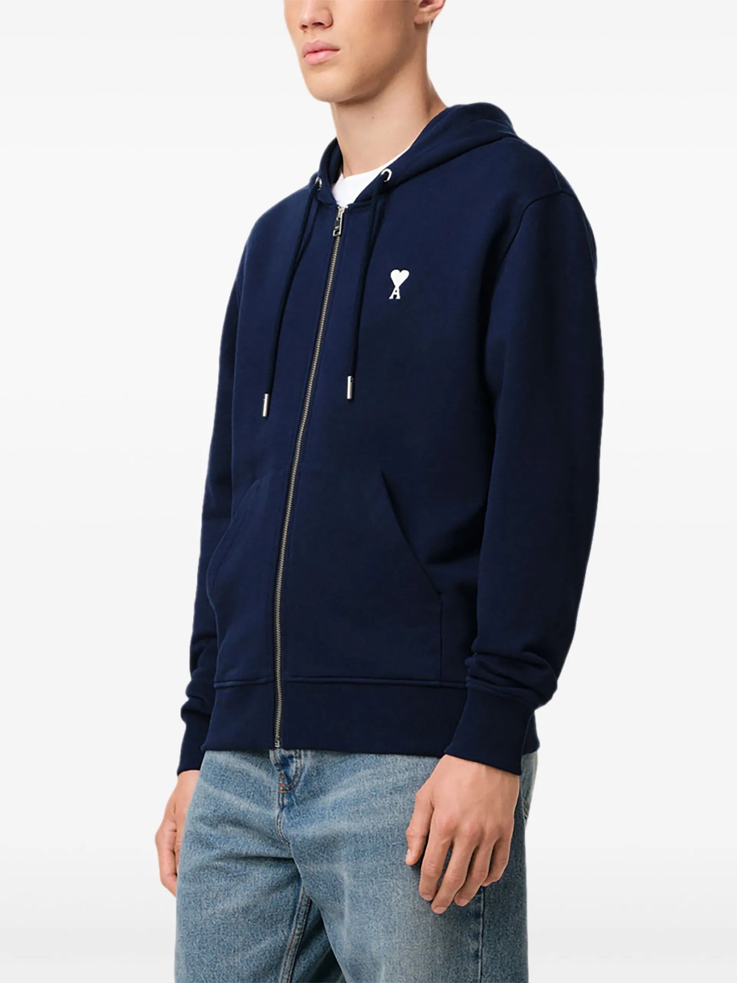 AMI Paris Ami De Coeur Hoodie E25HSW460730 Vue 3