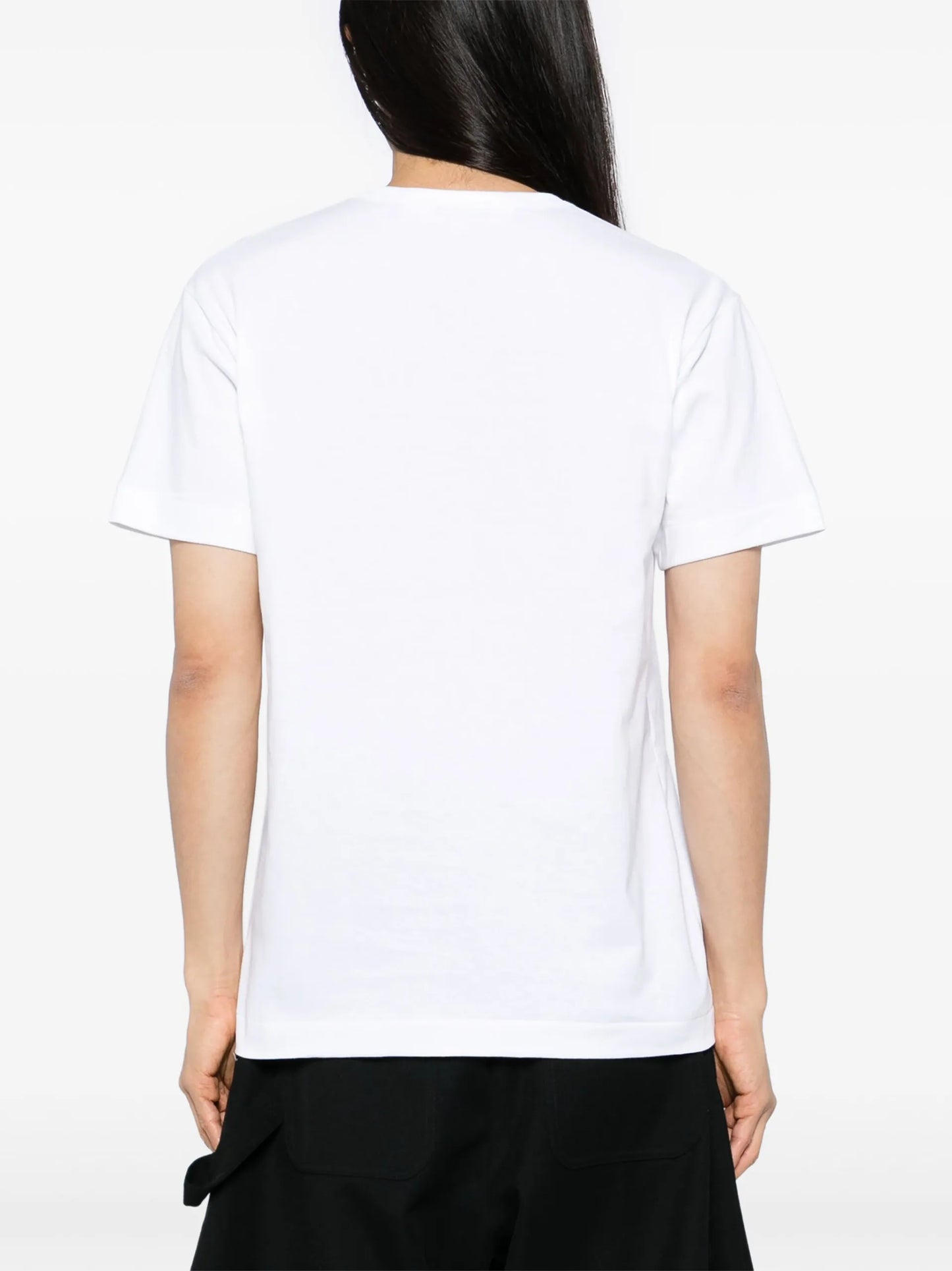 Comme Des Garçons Play Logo Patch T-shirt AXT802051 Vue 4