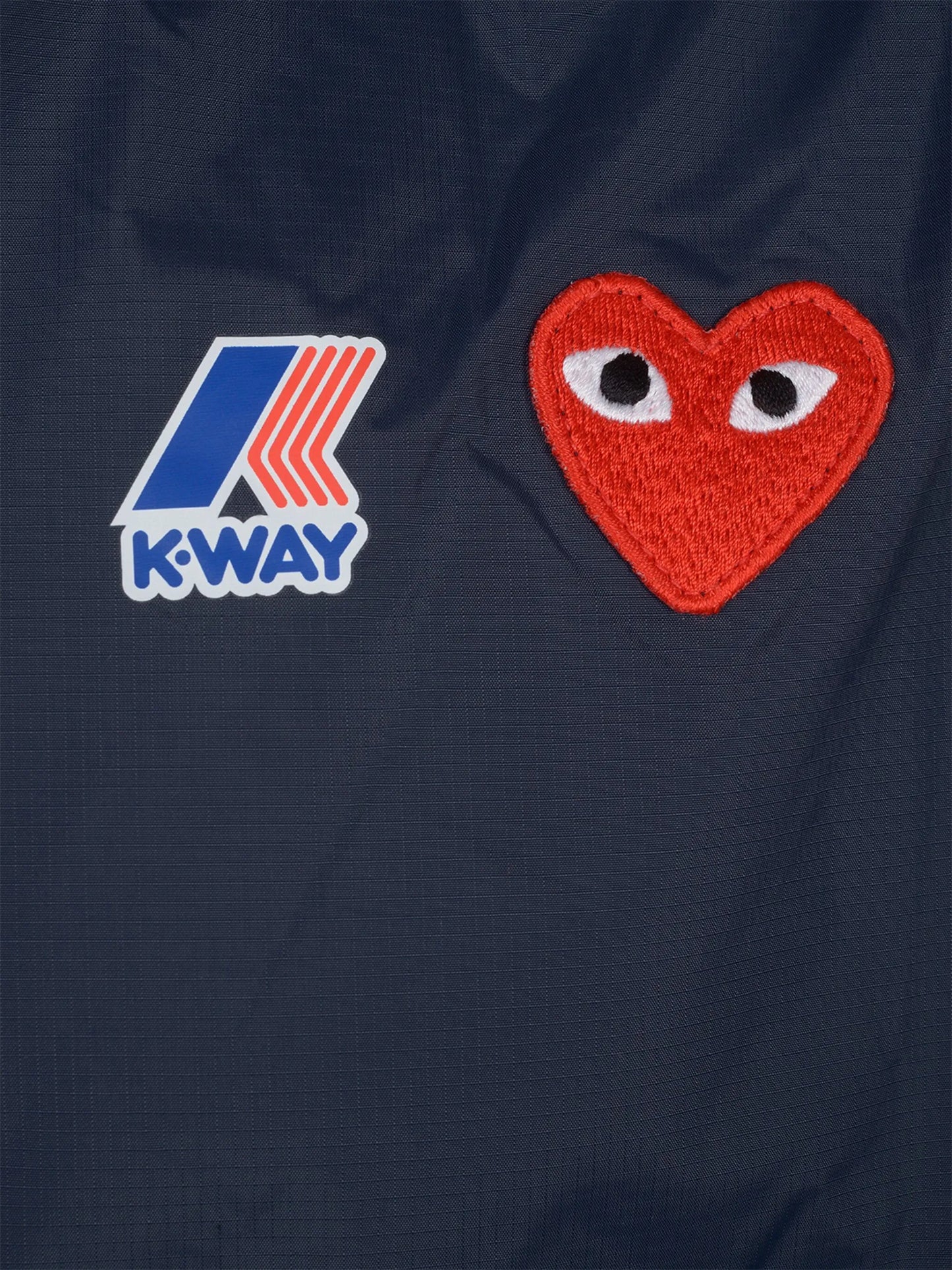 Comme Des Garçons Play X K-Way Hooded Lightweight Jacket AZJ501051 Vue 3