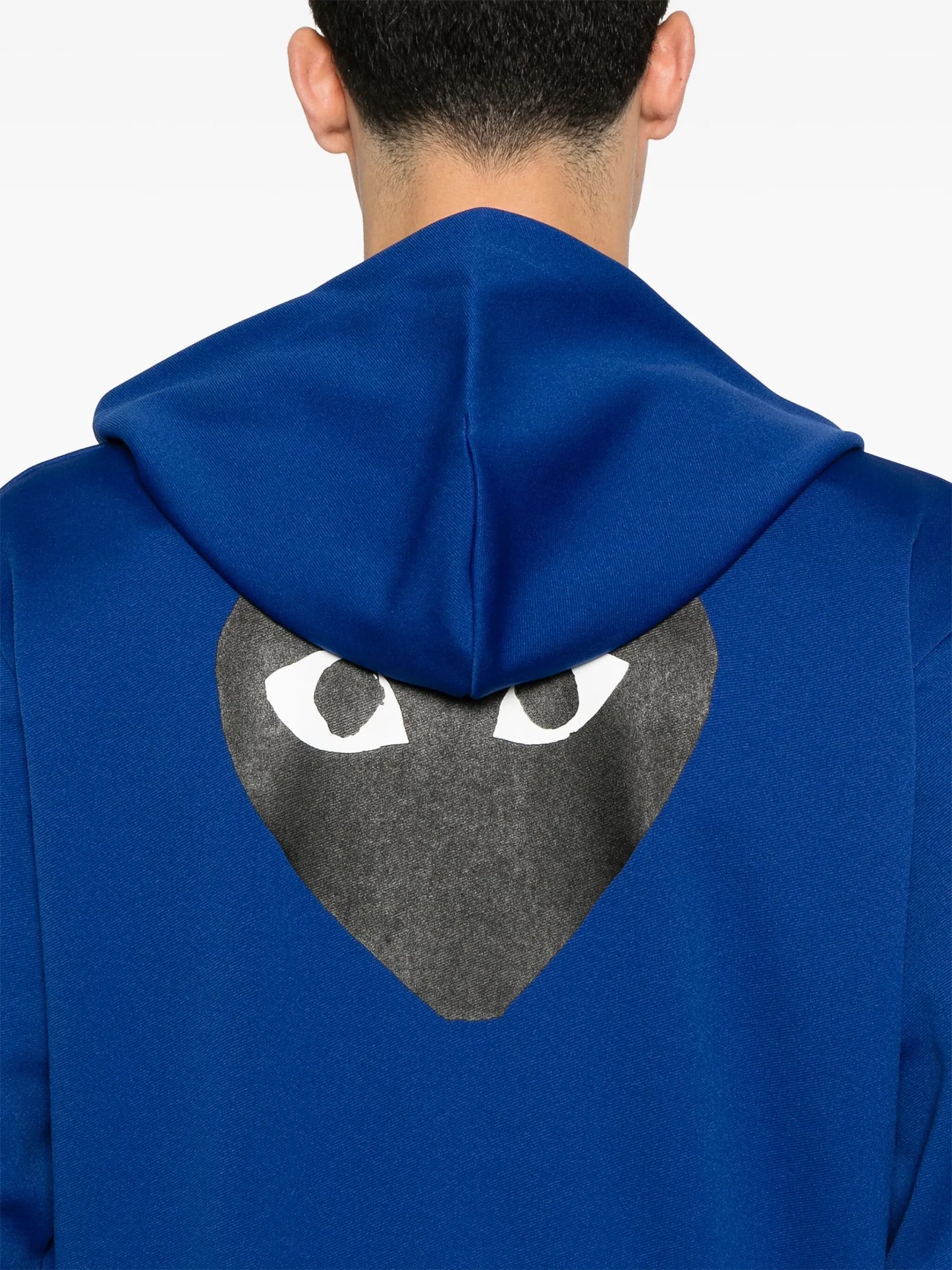 Comme Des Garçons Play Heart-emblem Zip-up Hoodie AXT254 Vue 5