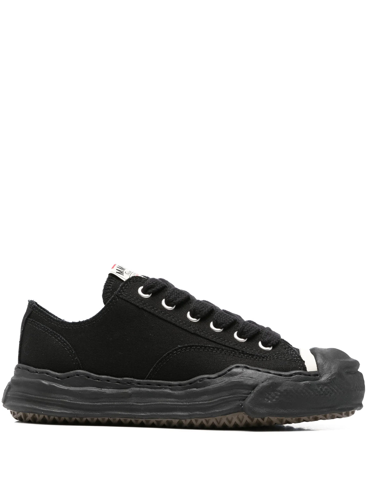 Maison MIHARA YASUHIRO "Hank" OG sole canvas low-top sneakers coloris Black