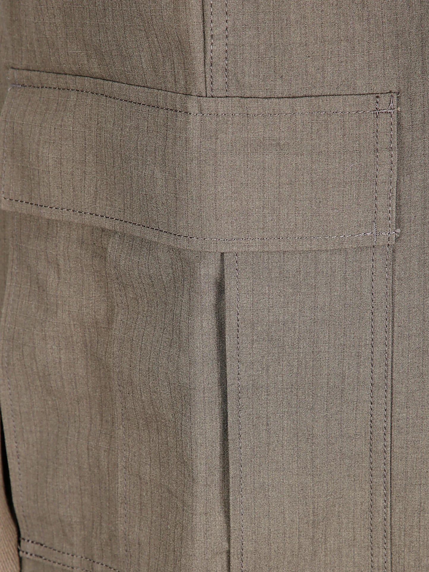 Sacai Ripstop Cargo Pants Brown Cotton - detail - sacai