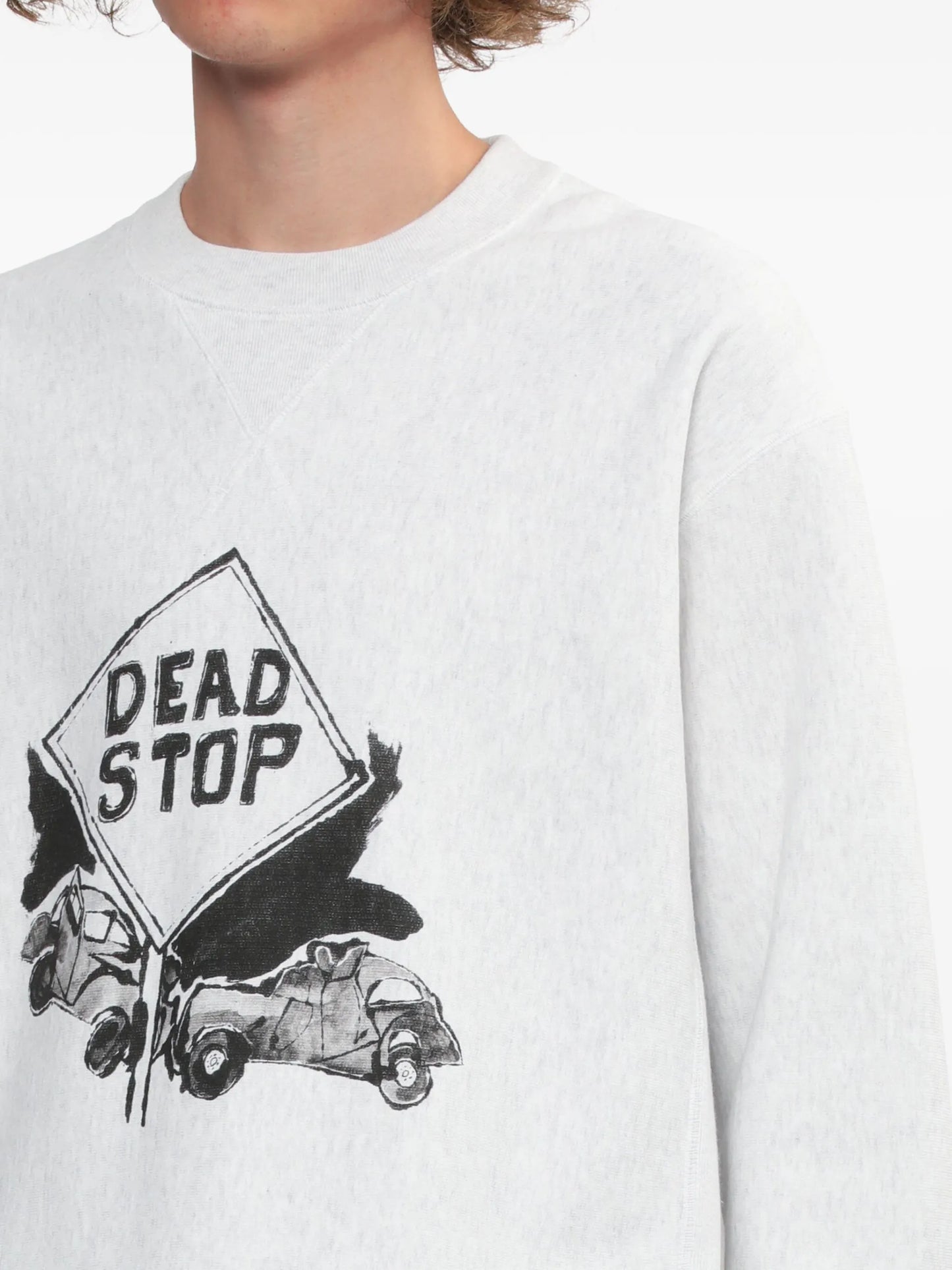 Comme Des Garçons Homme Dead Stop Graphic Sweatshirt - vue 5 - Comme des Garçons Homme