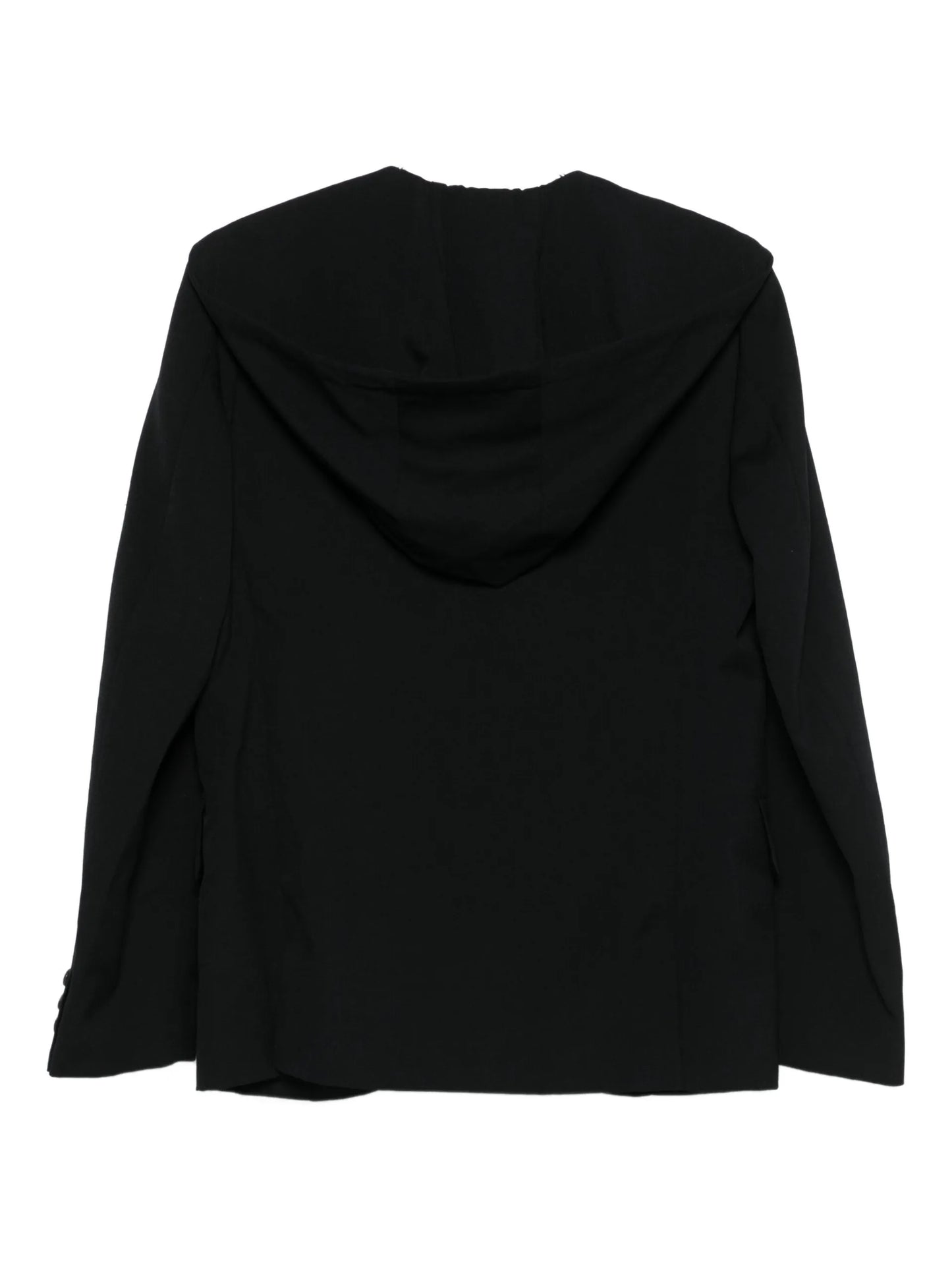 Black Comme Des Garçons Hooded Jacket 1PJ007W25 Vue 2