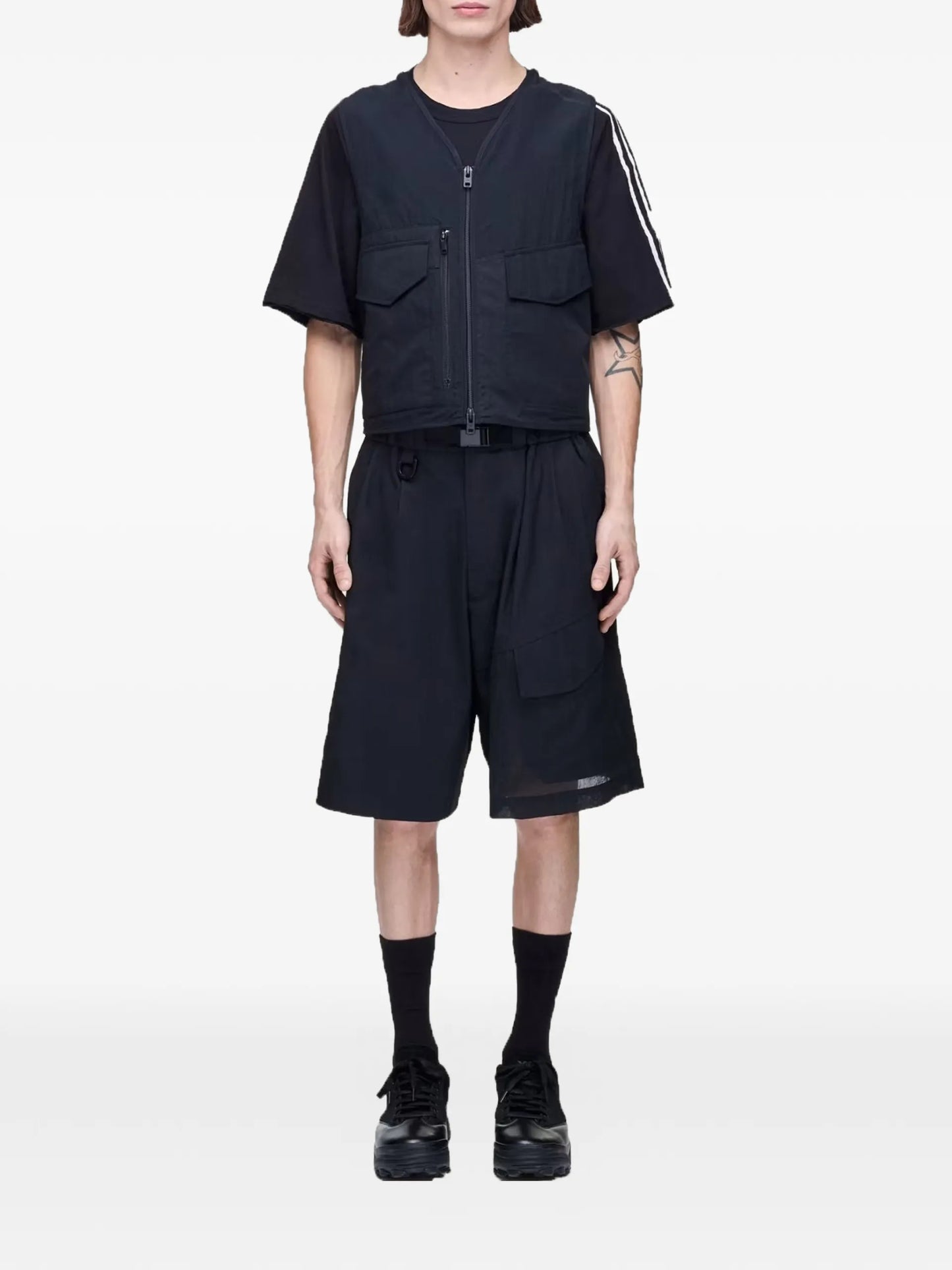 Y-3 UT Belted Shorts KD3993 Vue 2
