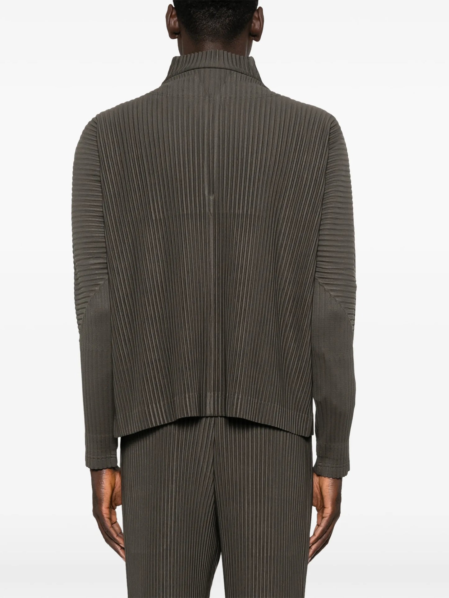 Homme Plissé Issey Miyake Zip-up Pleated Top - vue 4 - Homme Plissé Issey Miyake