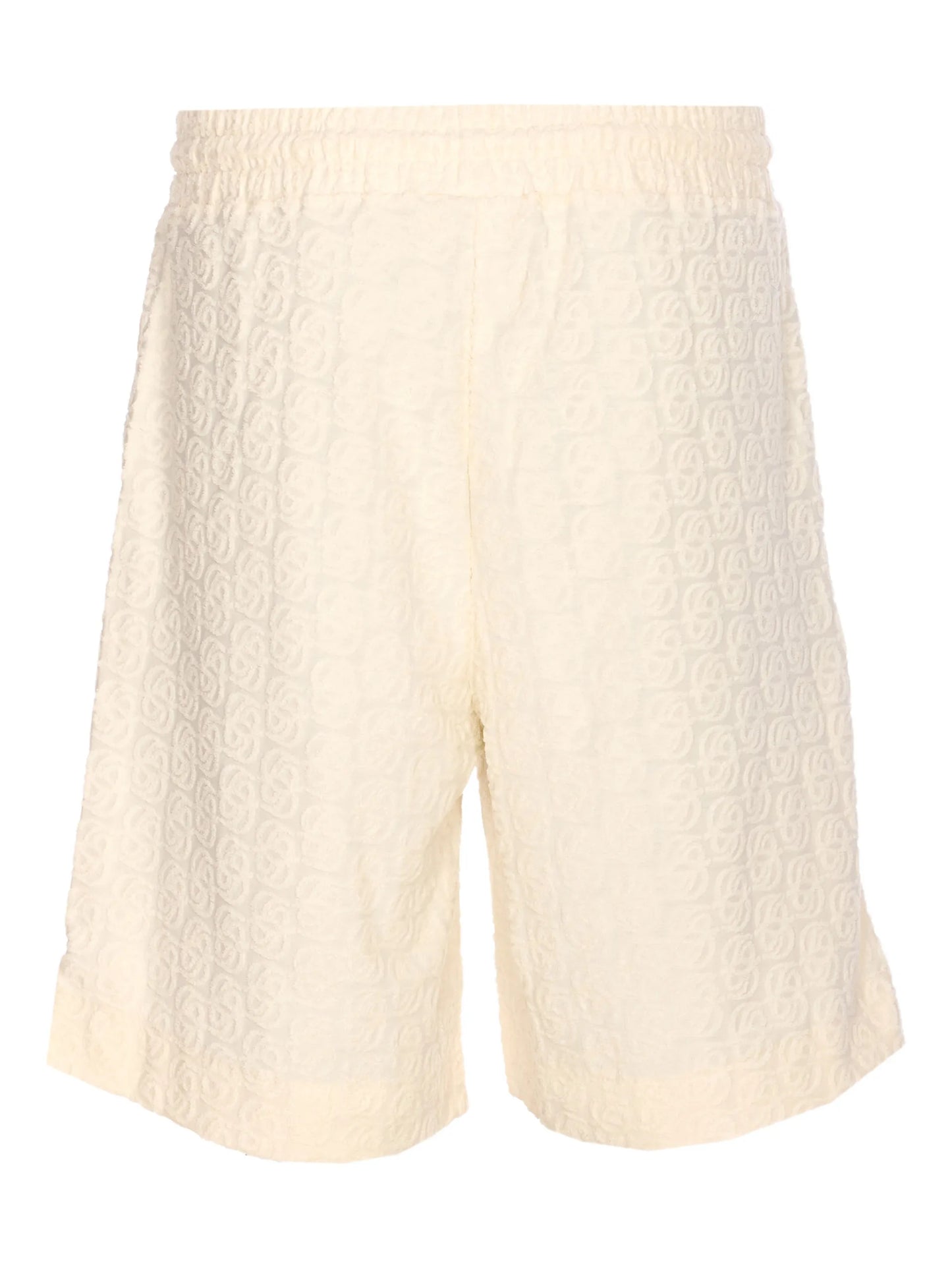 Drôle De Monsieur Elasticised-waist Track Shorts JBS158CO201OW00OW Vue 2
