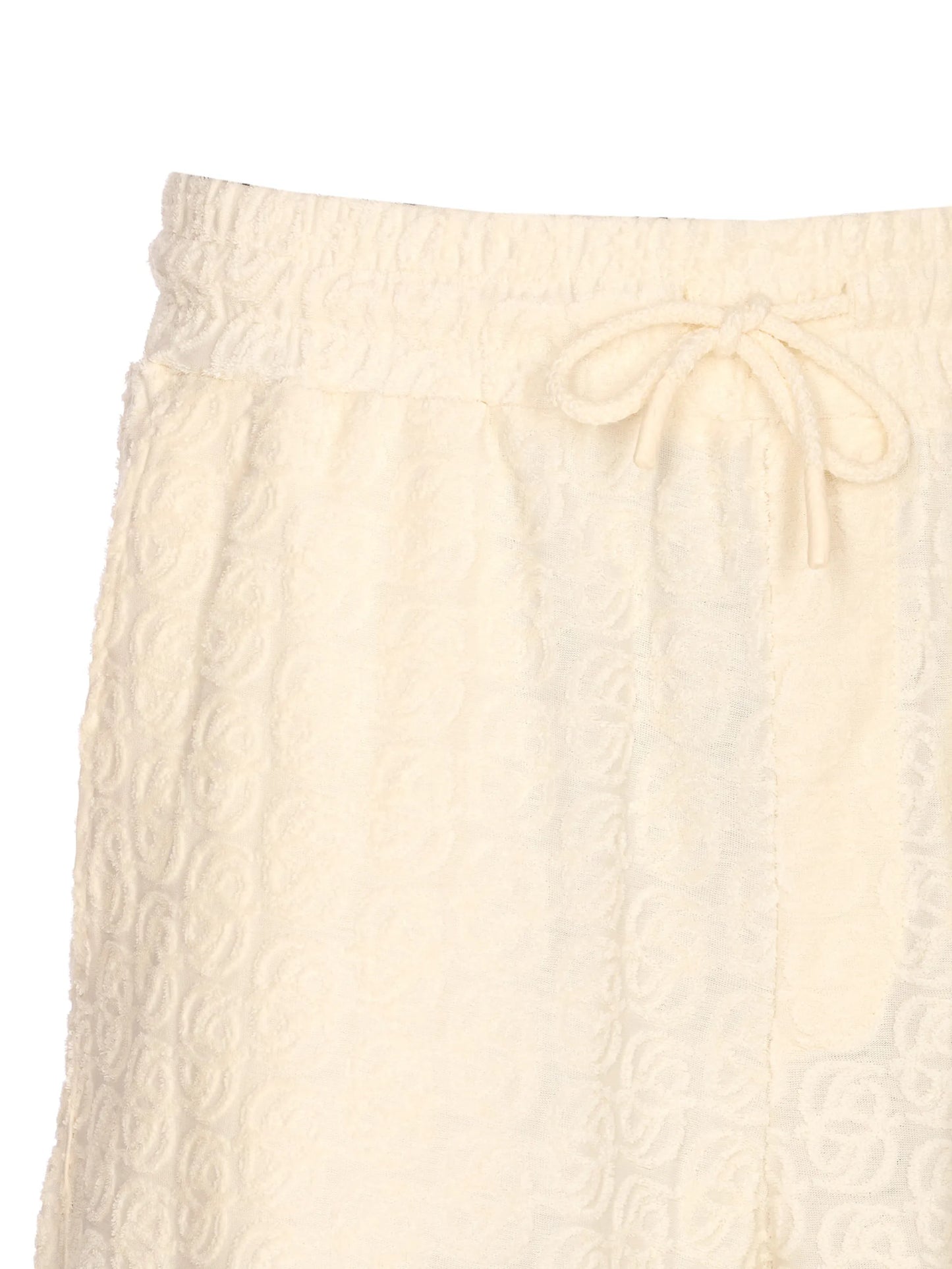 Drôle De Monsieur Elasticised-waist Track Shorts JBS158CO201OW00OW Vue 3