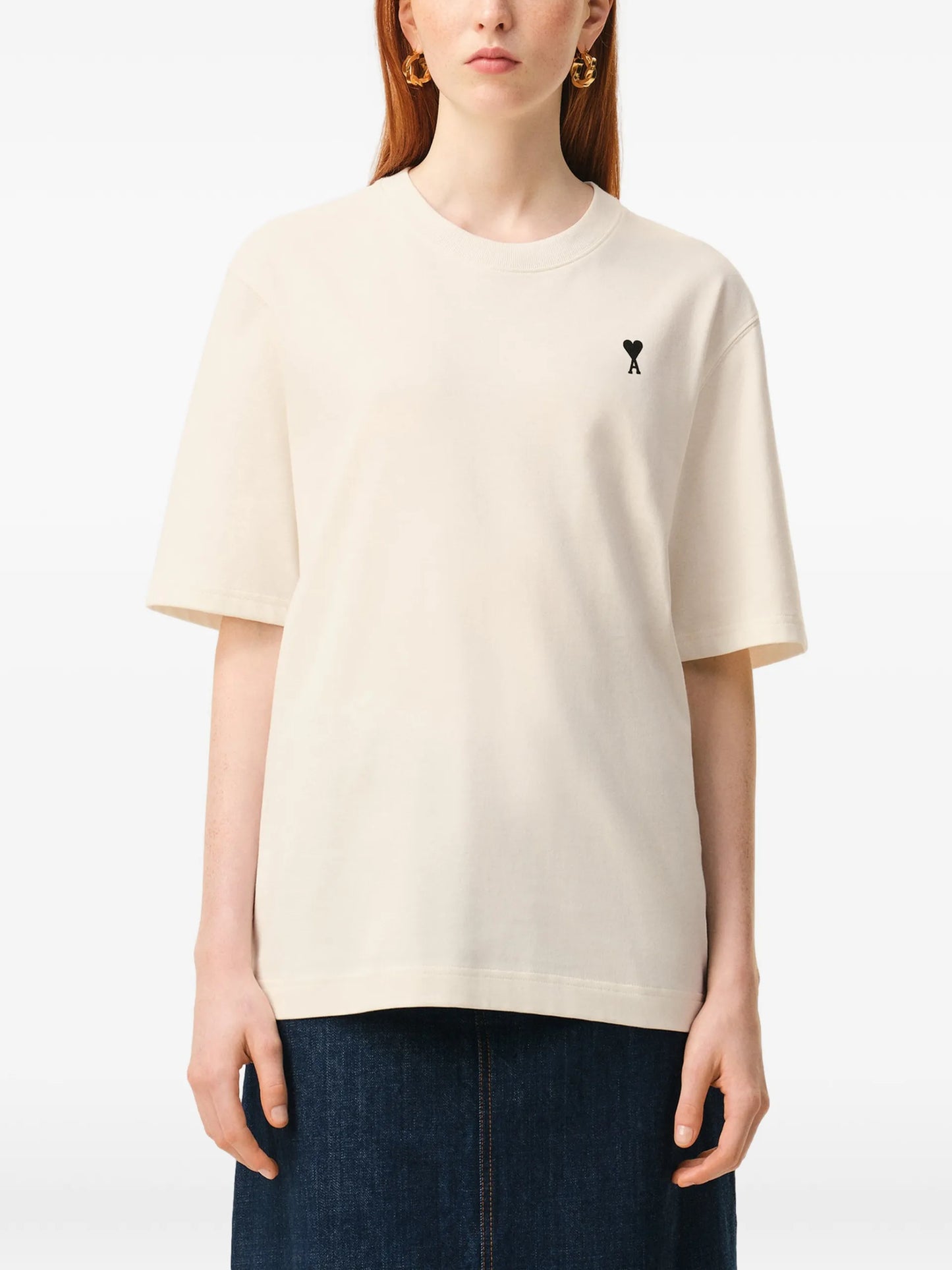 AMI Paris Place Des Victoires Graphic T-shirt E26UTS387726 Vue 3