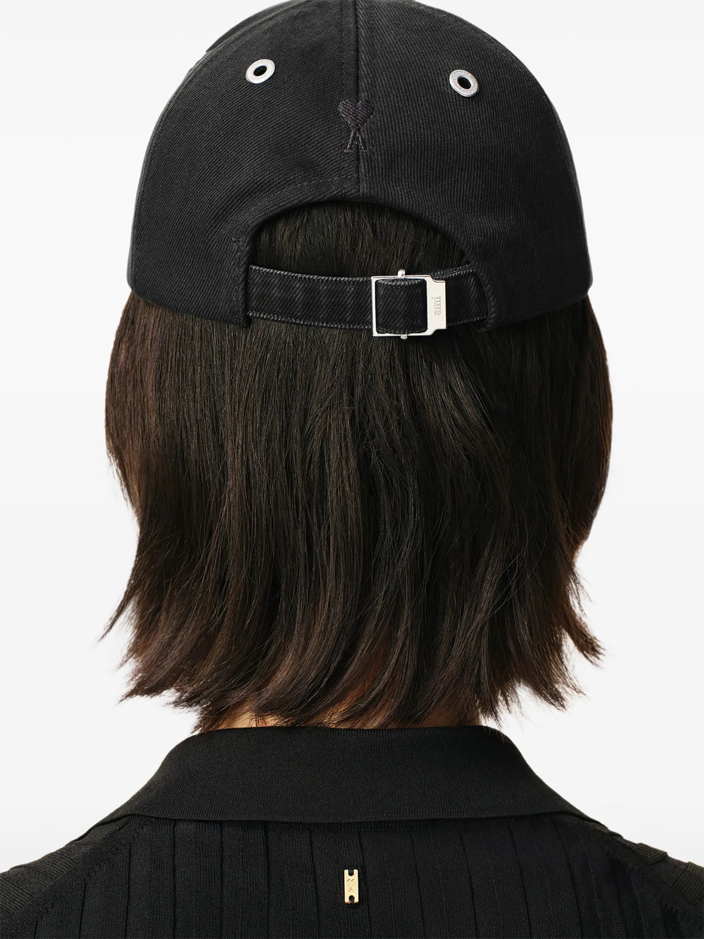 AMI Paris Felt-patch Buckle Baseball Cap UCP276AW0028 Vue 4