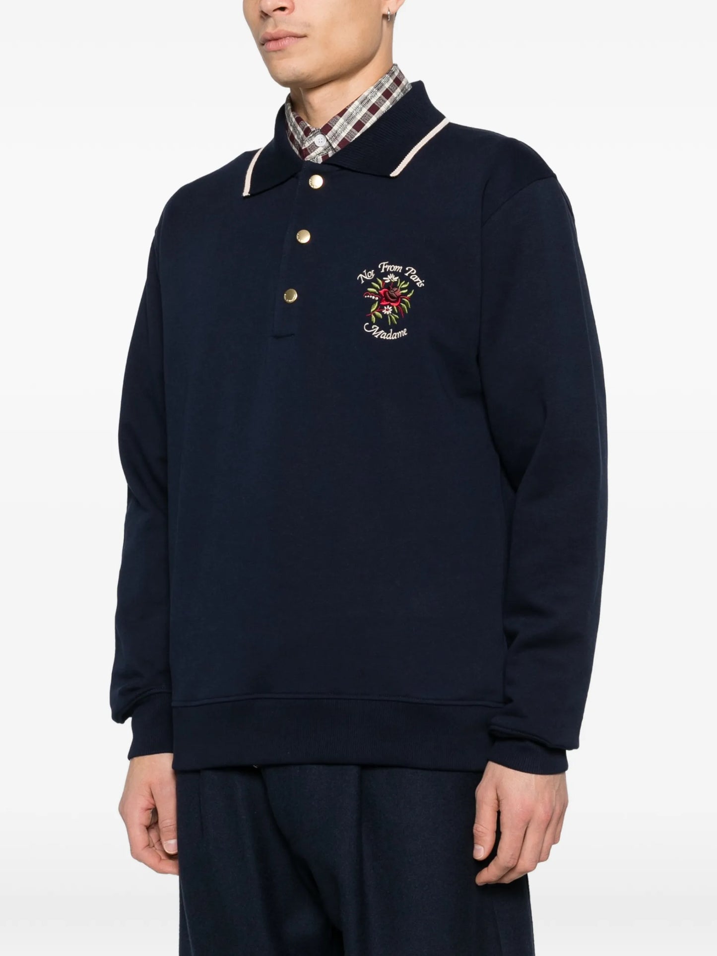 Drôle De Monsieur Embroidered Sweatshirt JPL162CO127NY Vue 3