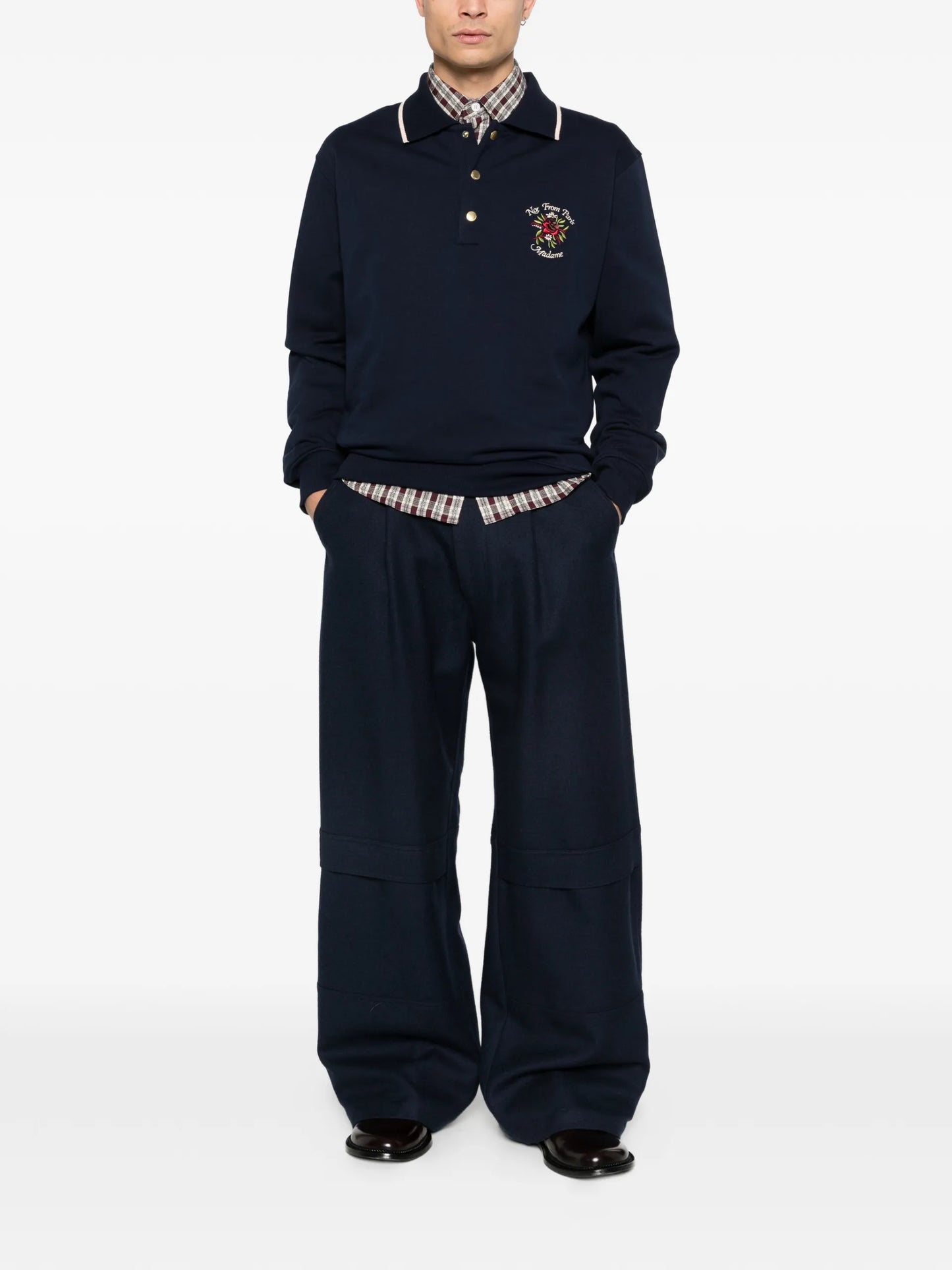 Drôle De Monsieur Embroidered Sweatshirt JPL162CO127NY Vue 2