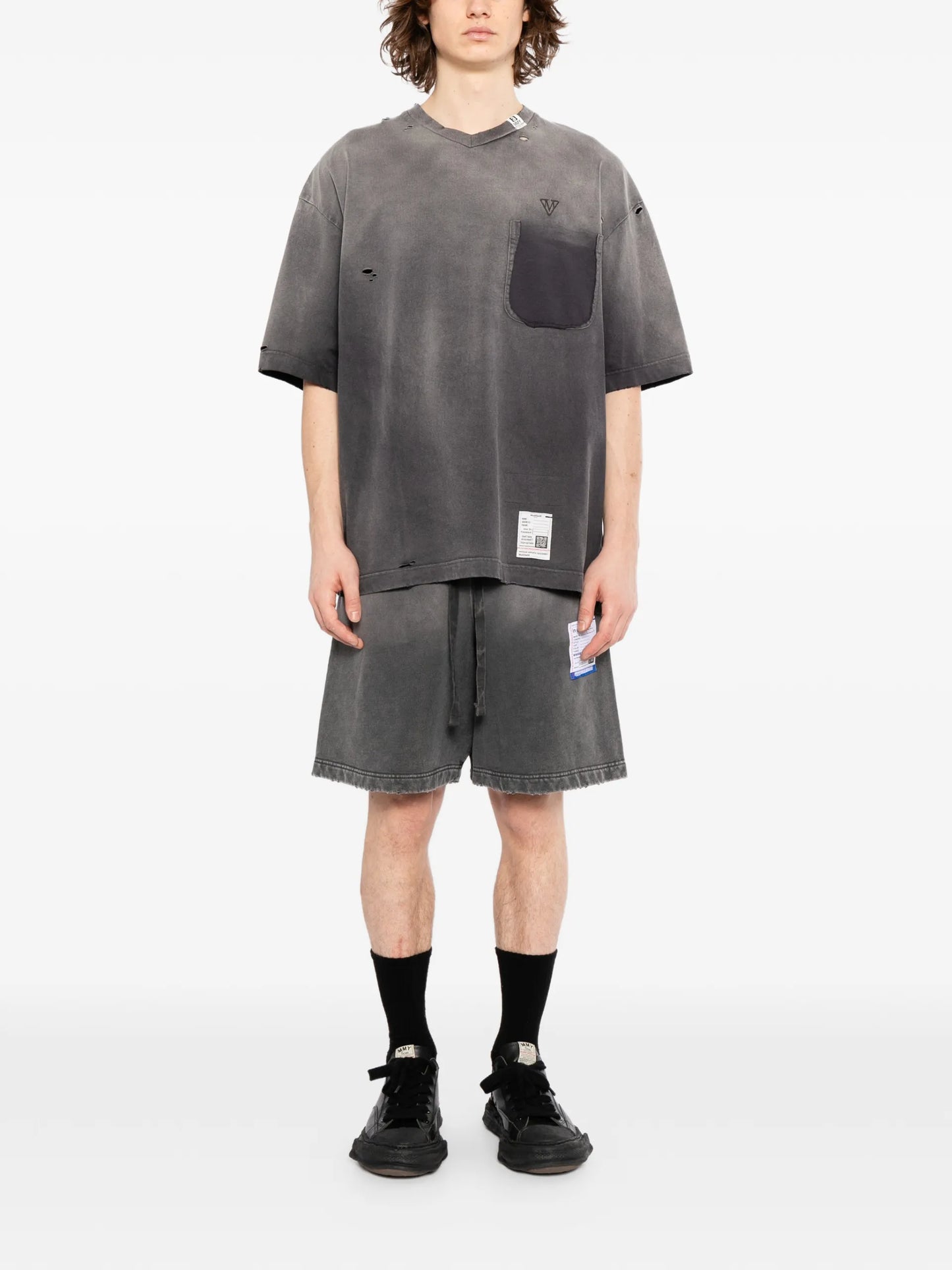 Maison MIHARA YASUHIRO Faded T-shirt J16TS802 Vue 2