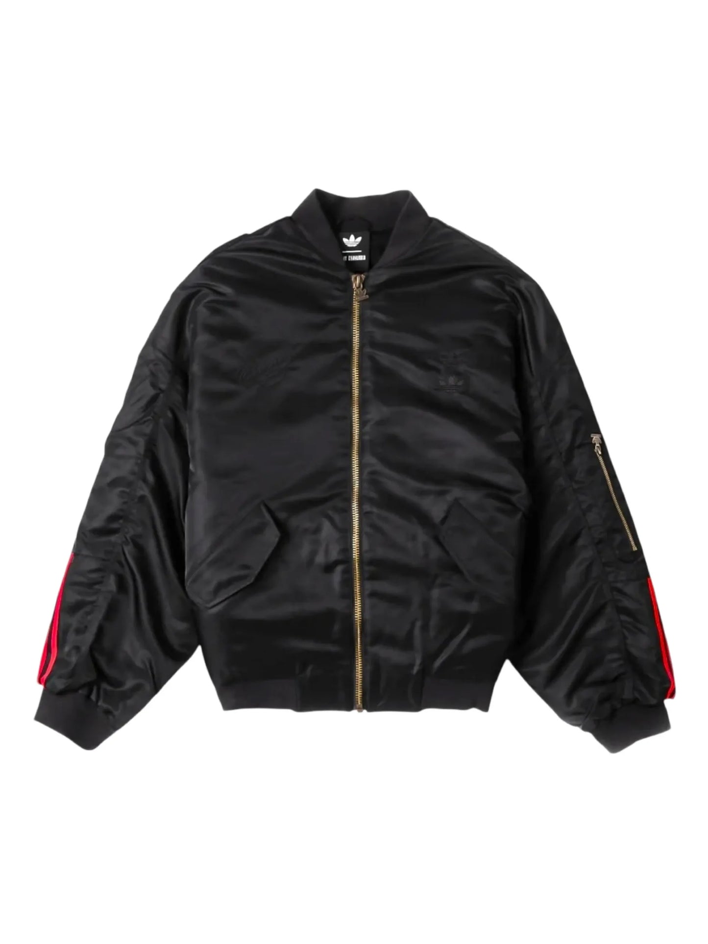 Willy Chavarria X Adidas Satin Bomber Jacket KD9361 Vue 1