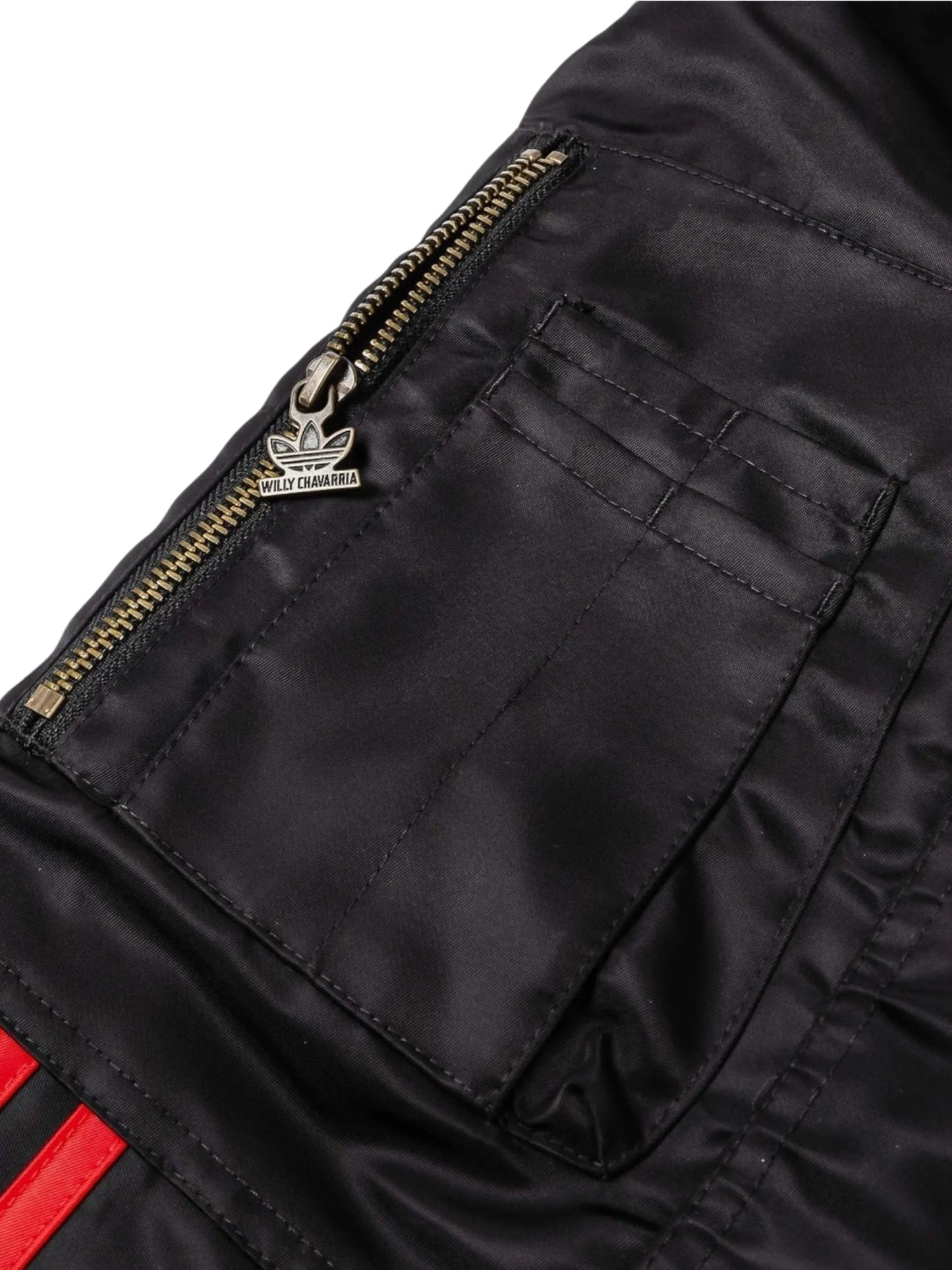Willy Chavarria X Adidas Satin Bomber Jacket KD9361 Vue 4