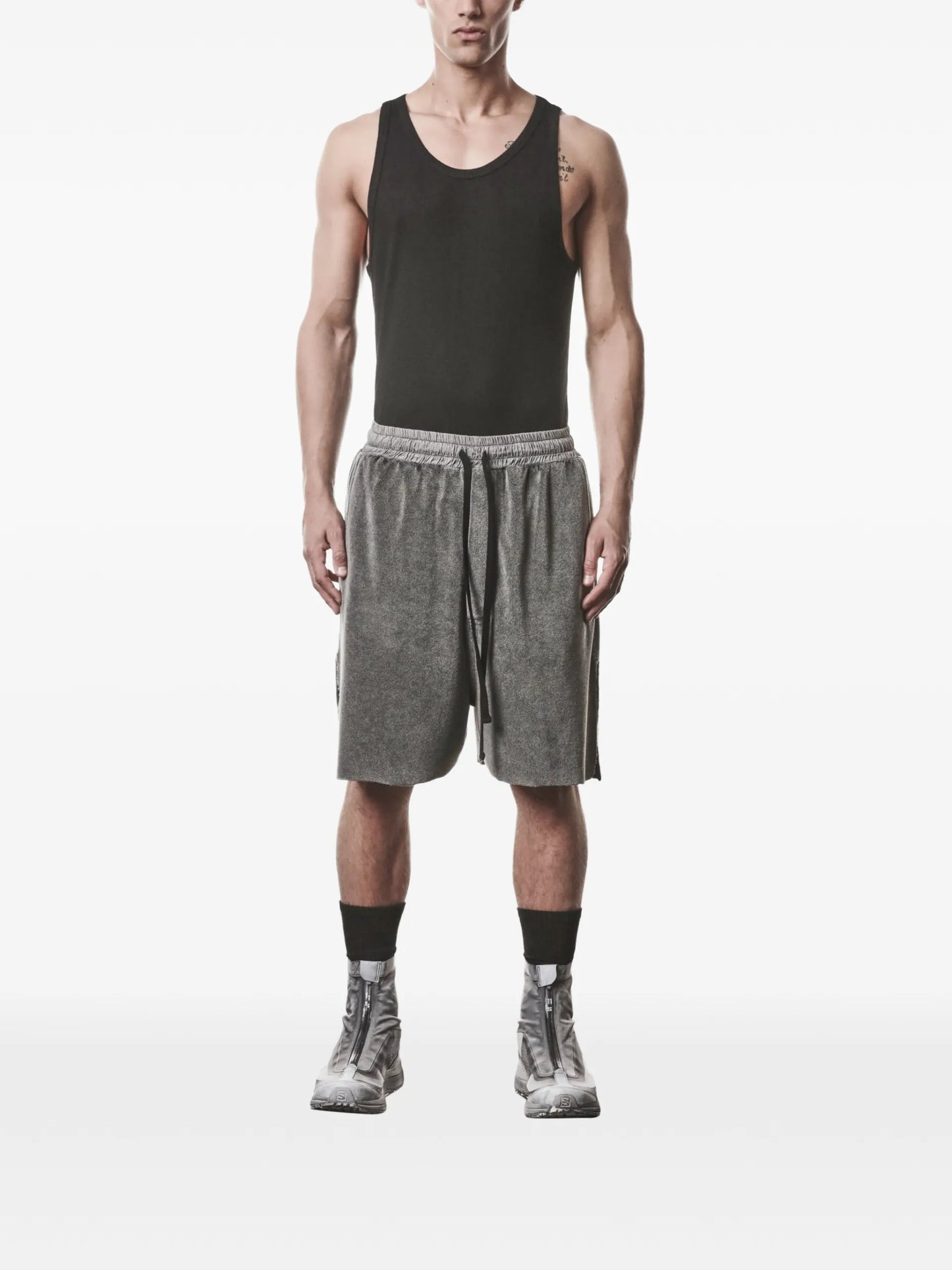 Thom Krom Cargo Drawstring Shorts MST517 Vue 2