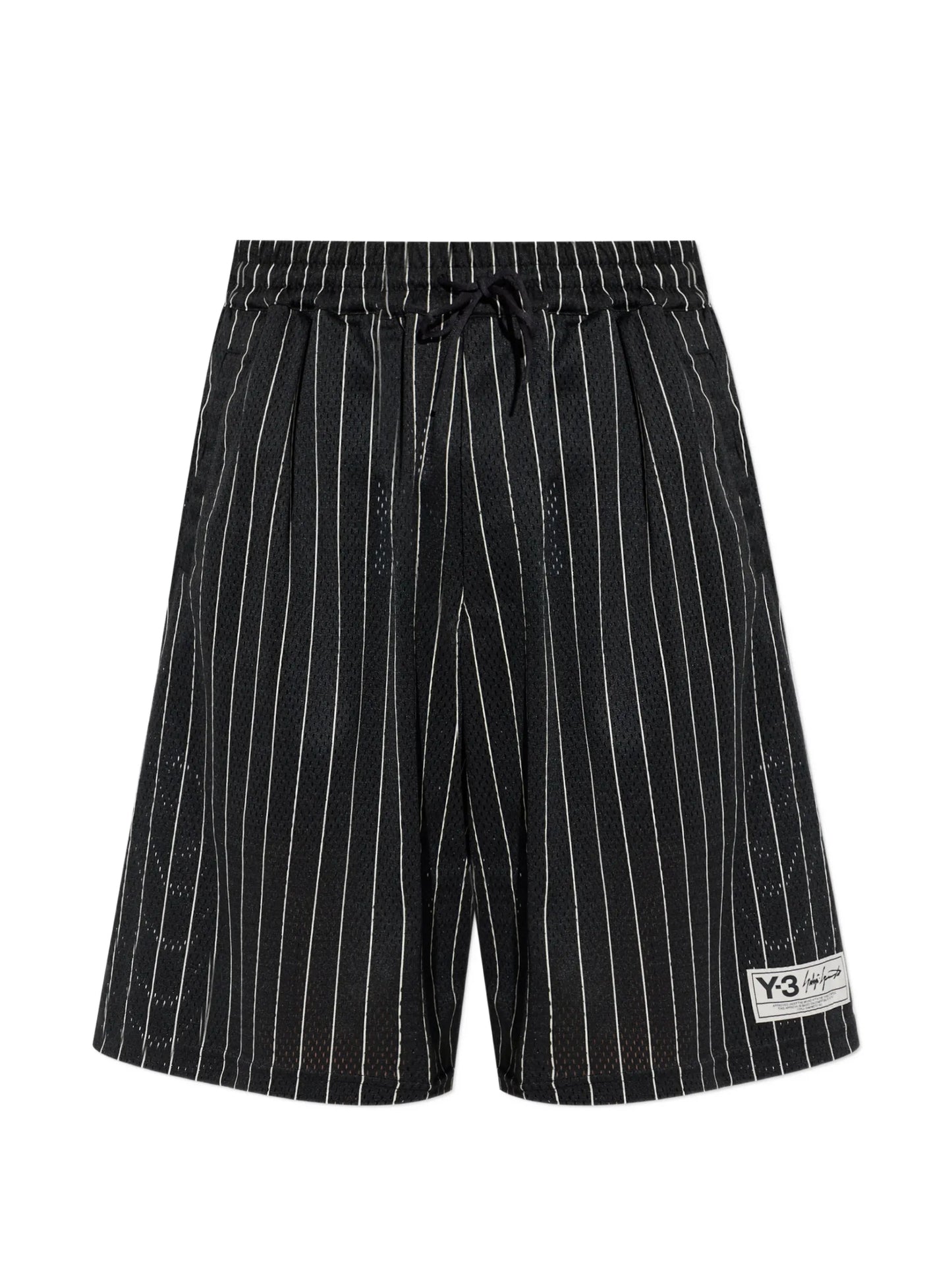 Y-3 Striped Drawstring Shorts KQ9829 Vue 1