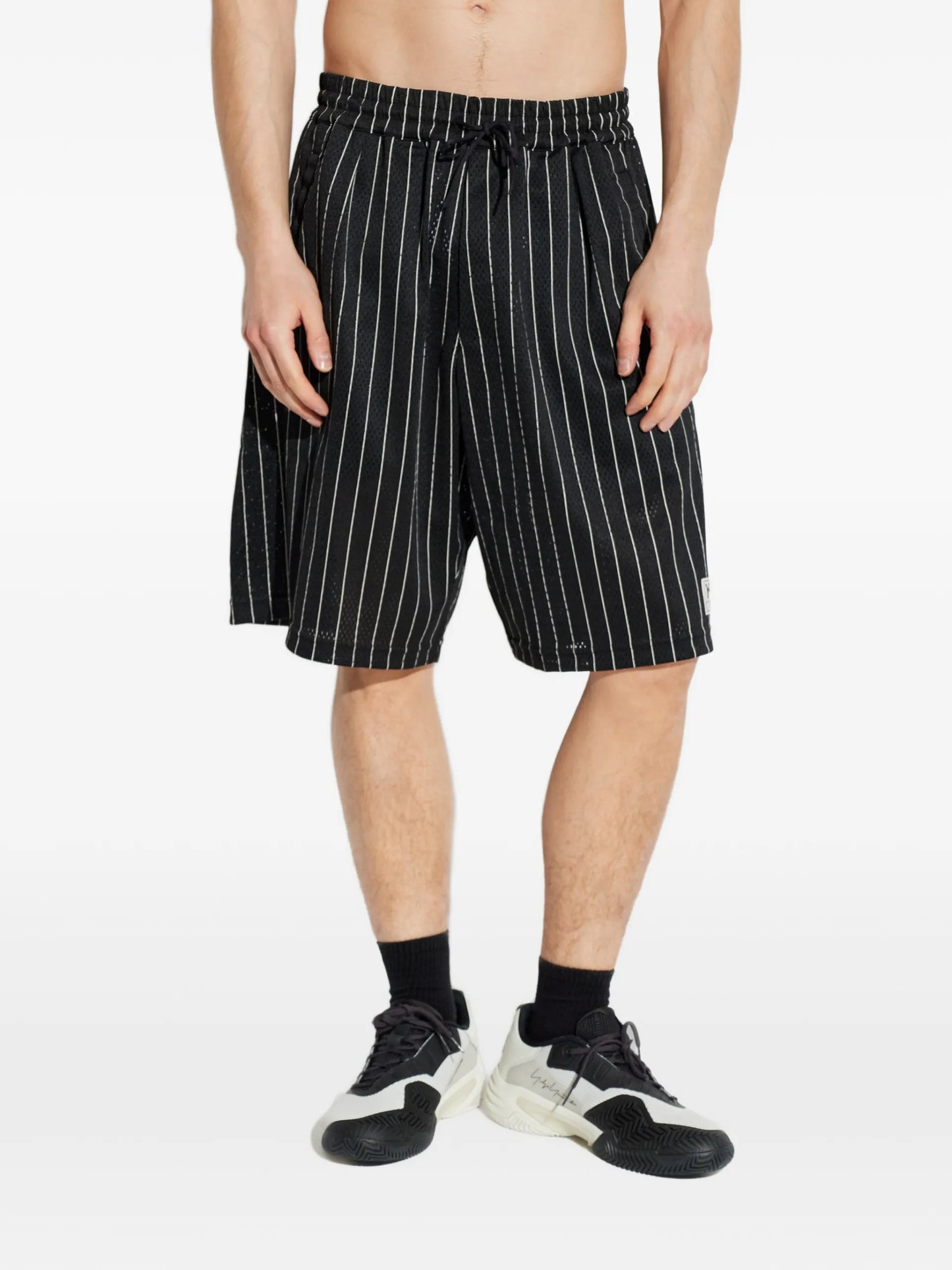 Y-3 Striped Drawstring Shorts KQ9829 Vue 3