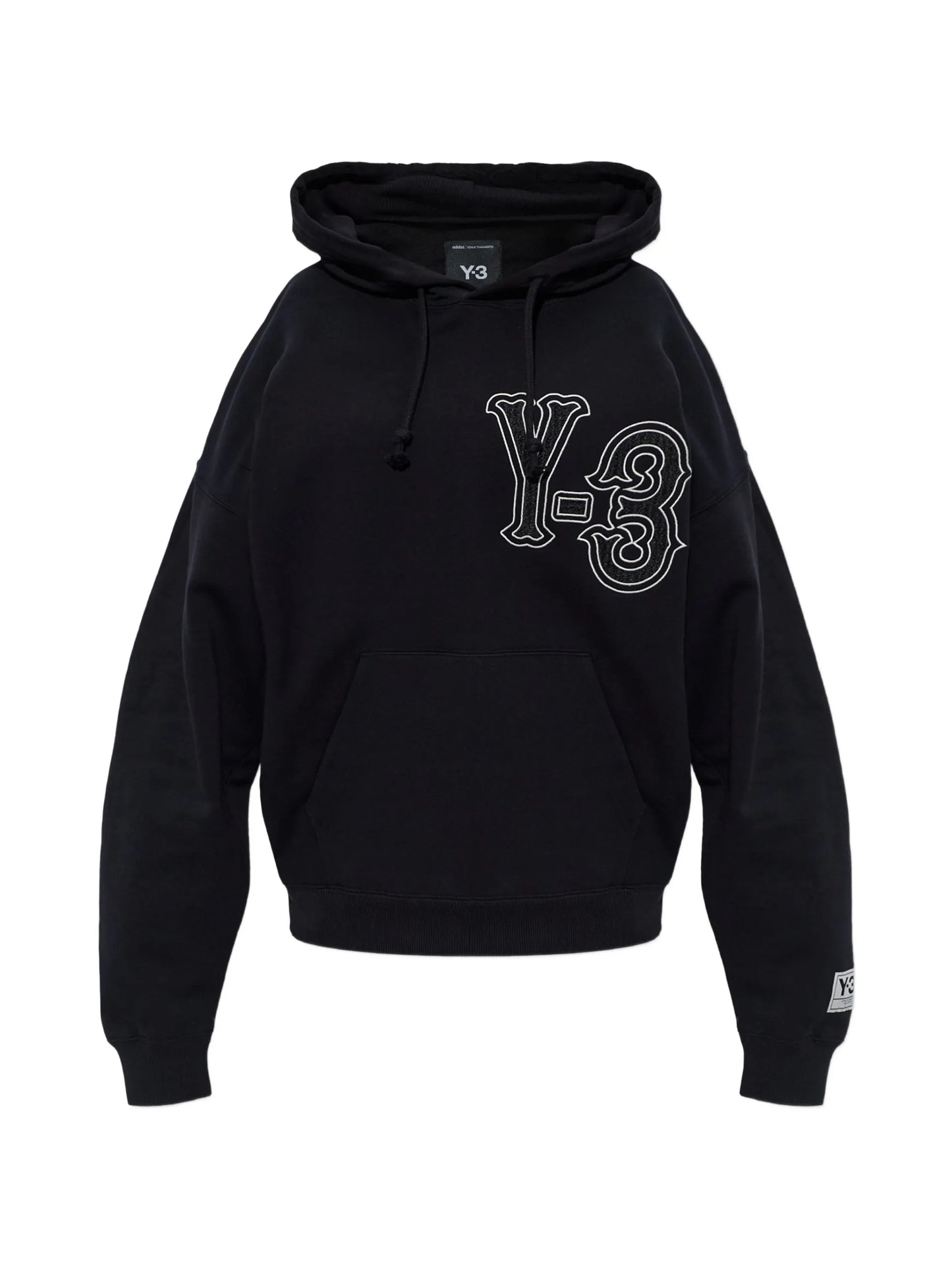 Y-3 GFX Logo-detail Hoodie KQ9305 Vue 1
