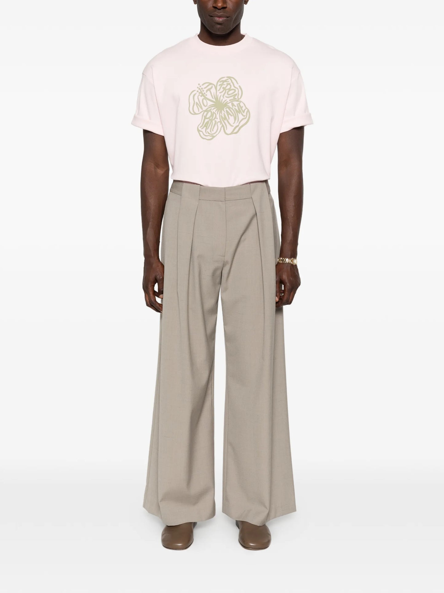 Drôle De Monsieur Floral-print T-shirt JTS292CO002 Vue 2