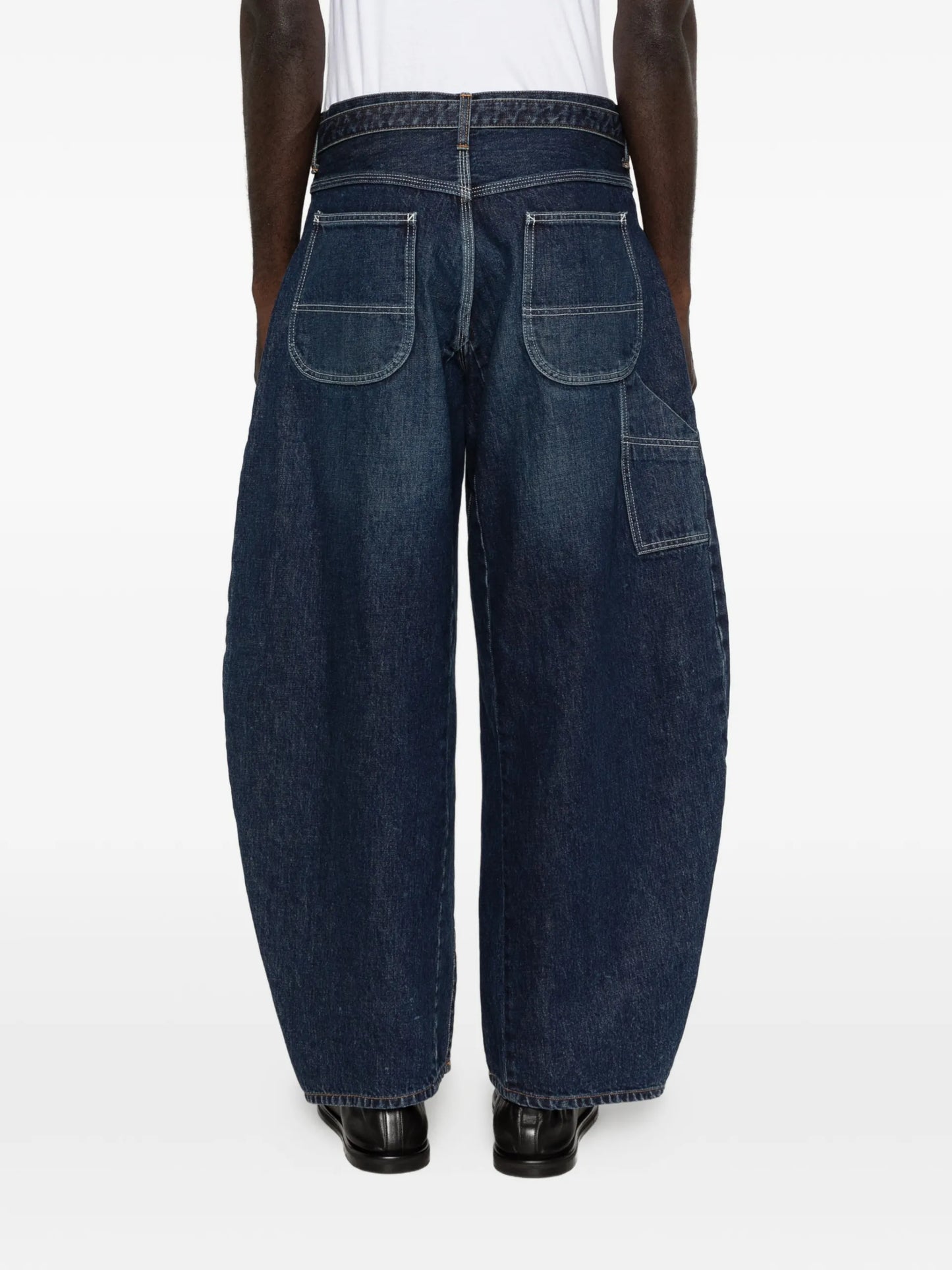 Sacai Belted Jeans 2603930M Vue 4