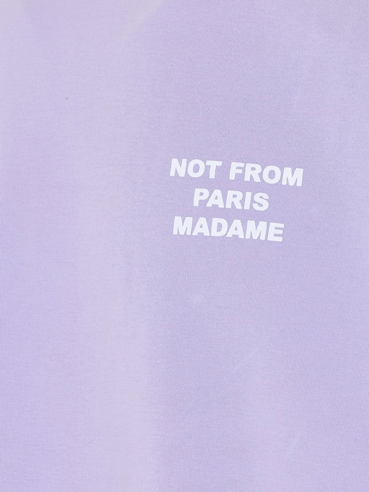 Drôle De Monsieur slogan T-shirt coloris Purple - vue 3