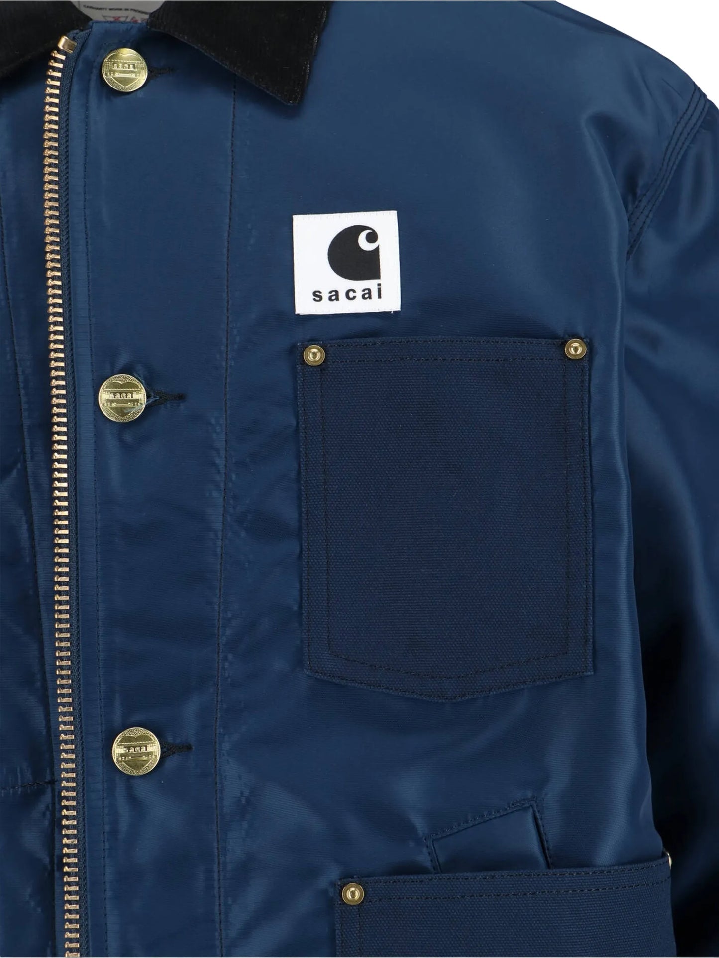 Sacai X Carhart WIP Canvas Pocket Jacket 2603990M Vue 5