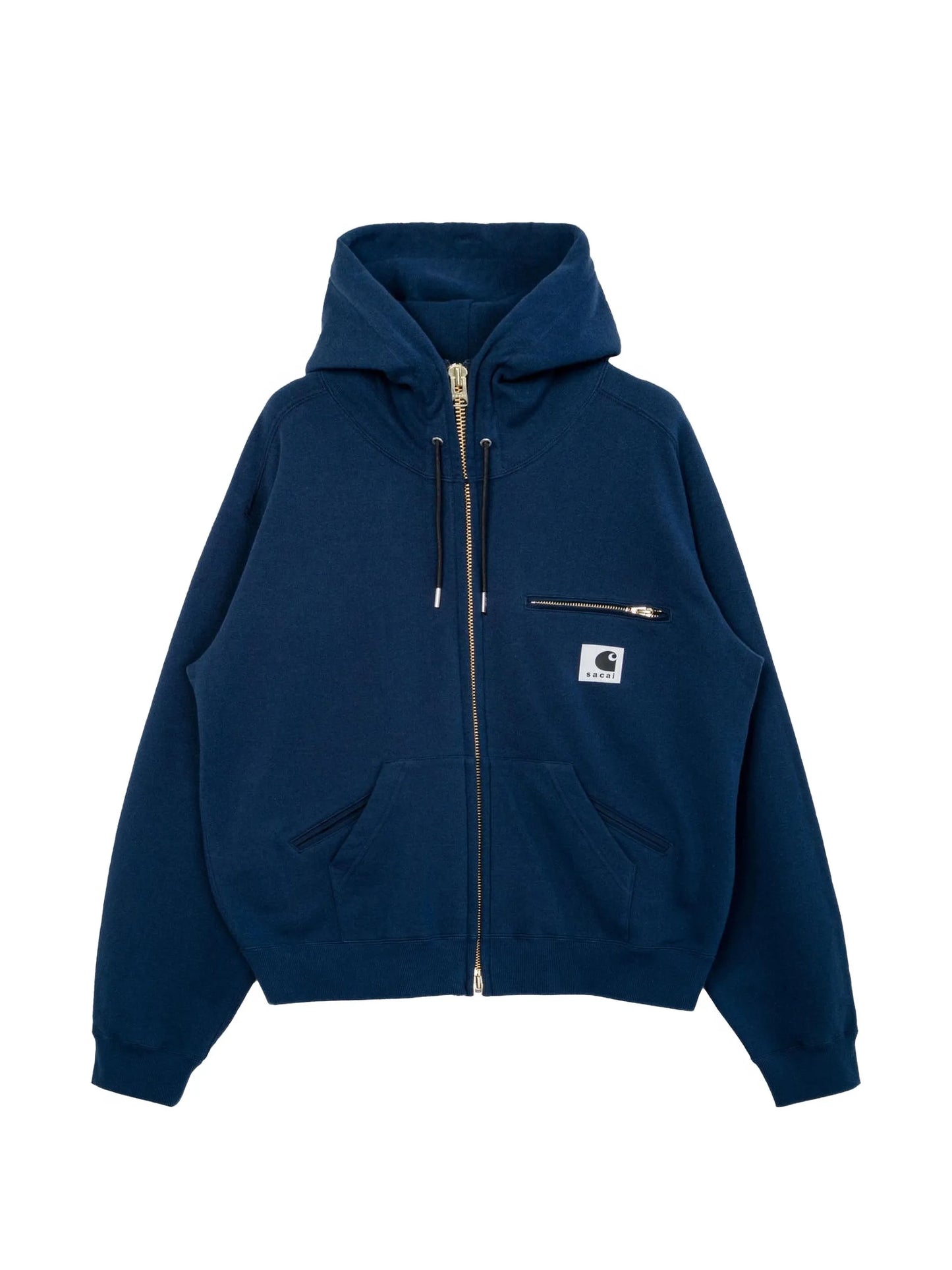 Sacai X Carhartt WIPfront-zip Hoodie 2601091S Vue 1