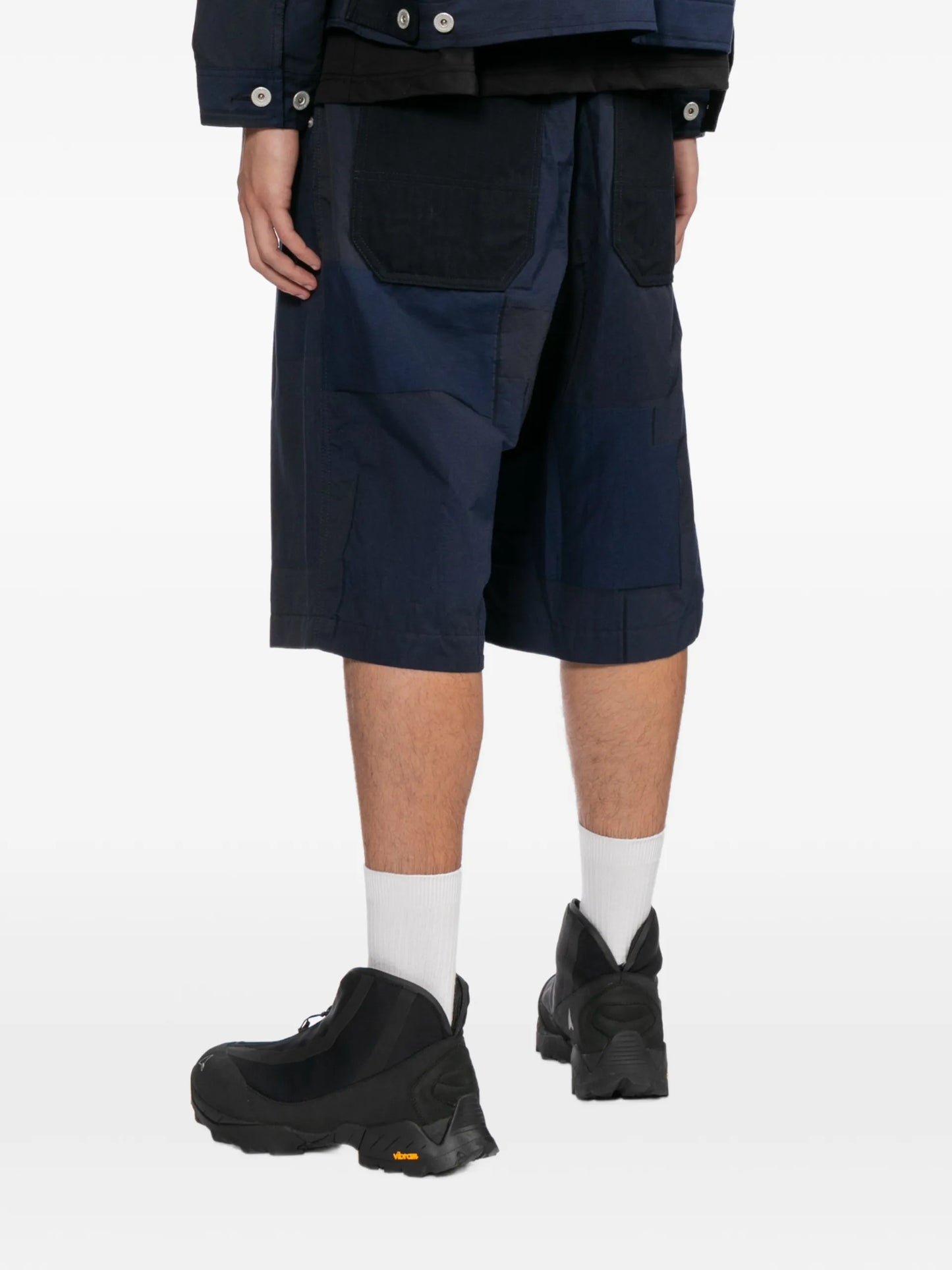 Comme Des Garçons Homme Patchwork Shorts 07XSPHQP019MQNYX00M Vue 4