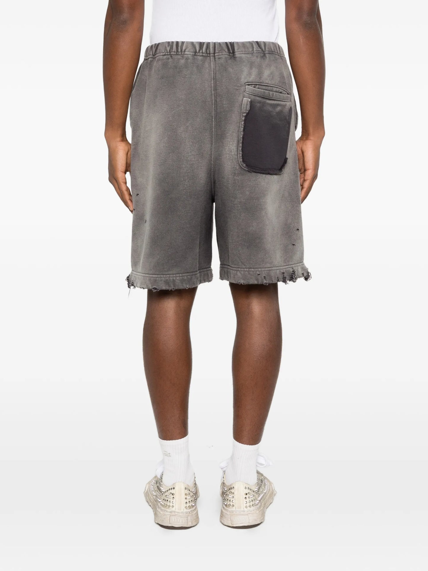 Maison MIHARA YASUHIRO Drawstring Frayed Shorts J16SP724 Vue 4