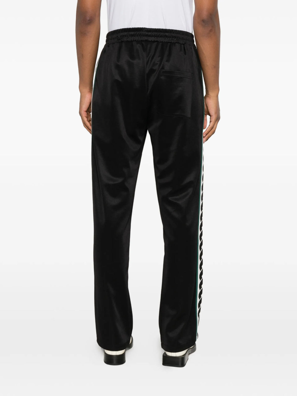 Drôle De Monsieur side-stripe track pants coloris Black - vue 4