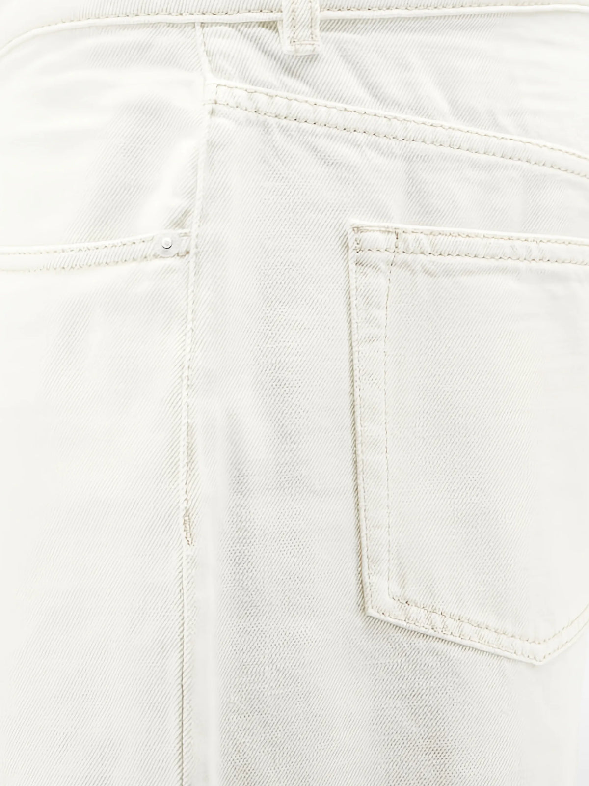 AMI Paris logo-patch straight-leg jeans coloris Neutrals - vue 3