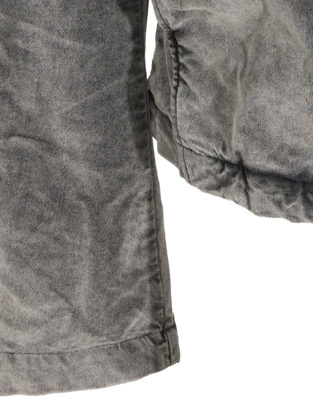Thom Krom faded-effect zip-up denim jacket coloris Grey - vue 3
