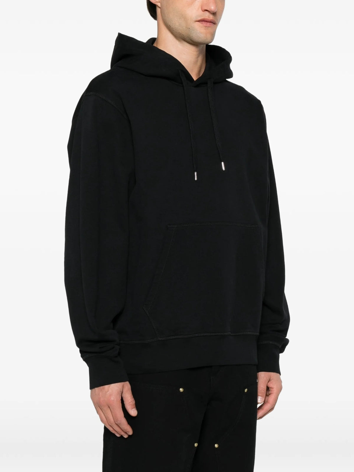 Arte Antwerp graphic-print drawstring hoodie coloris Black - vue 3