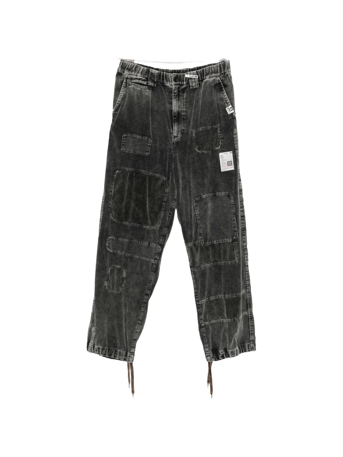 Maison MIHARA YASUHIRO patchwork corduroy trousers coloris Grey