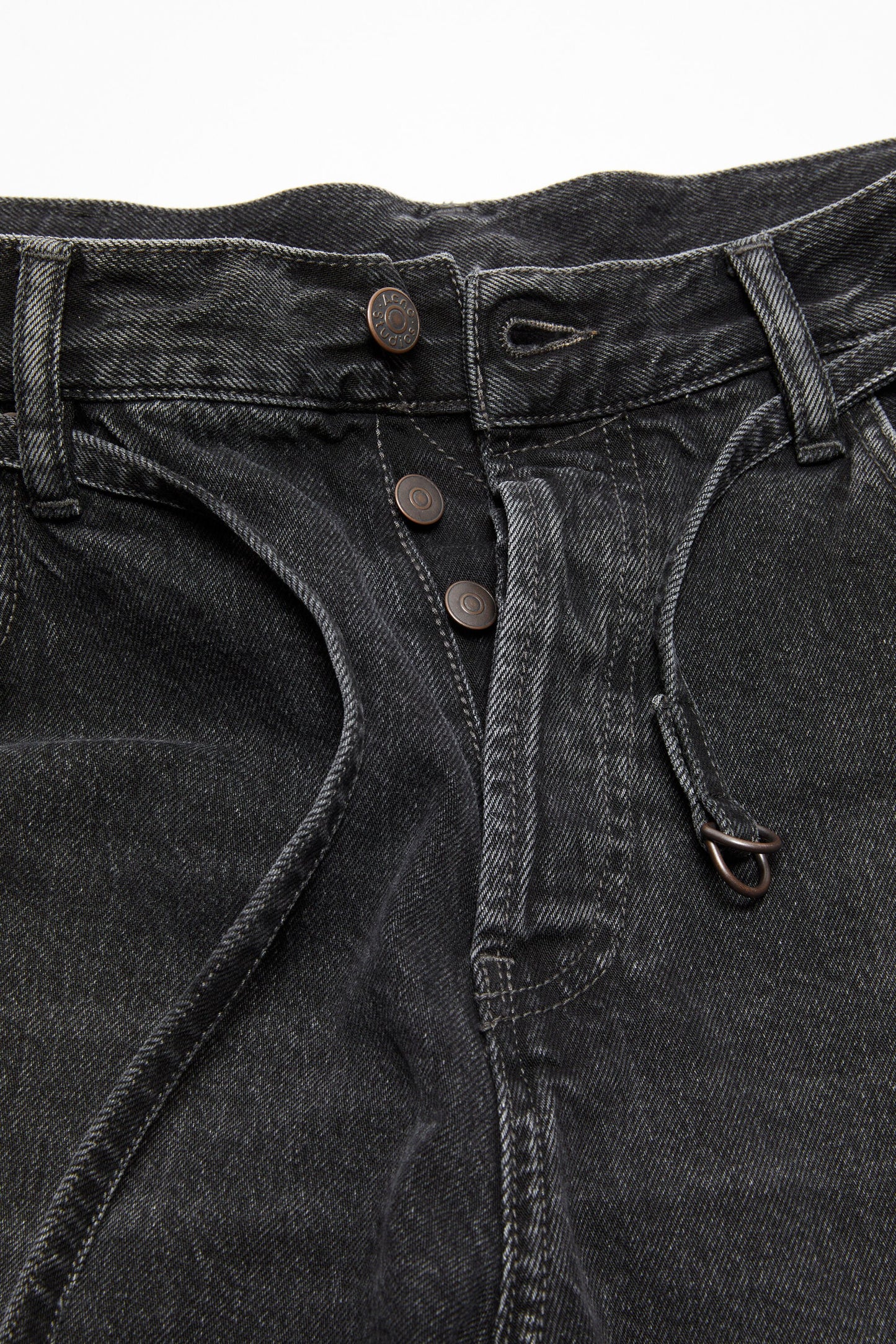 Acne Studios Loose Fit Denim Shorts