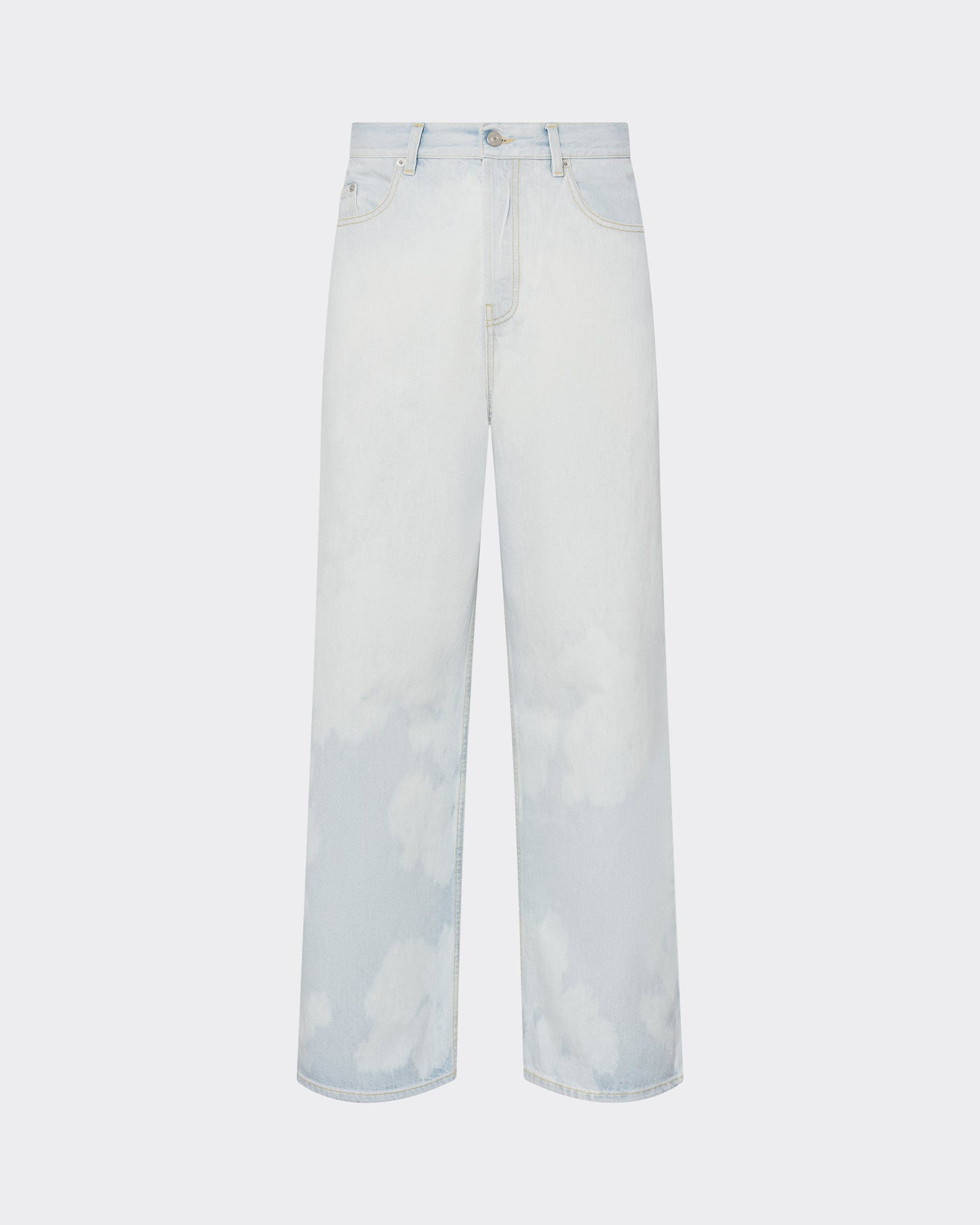 Light Wash Blue Wide Leg Jeans