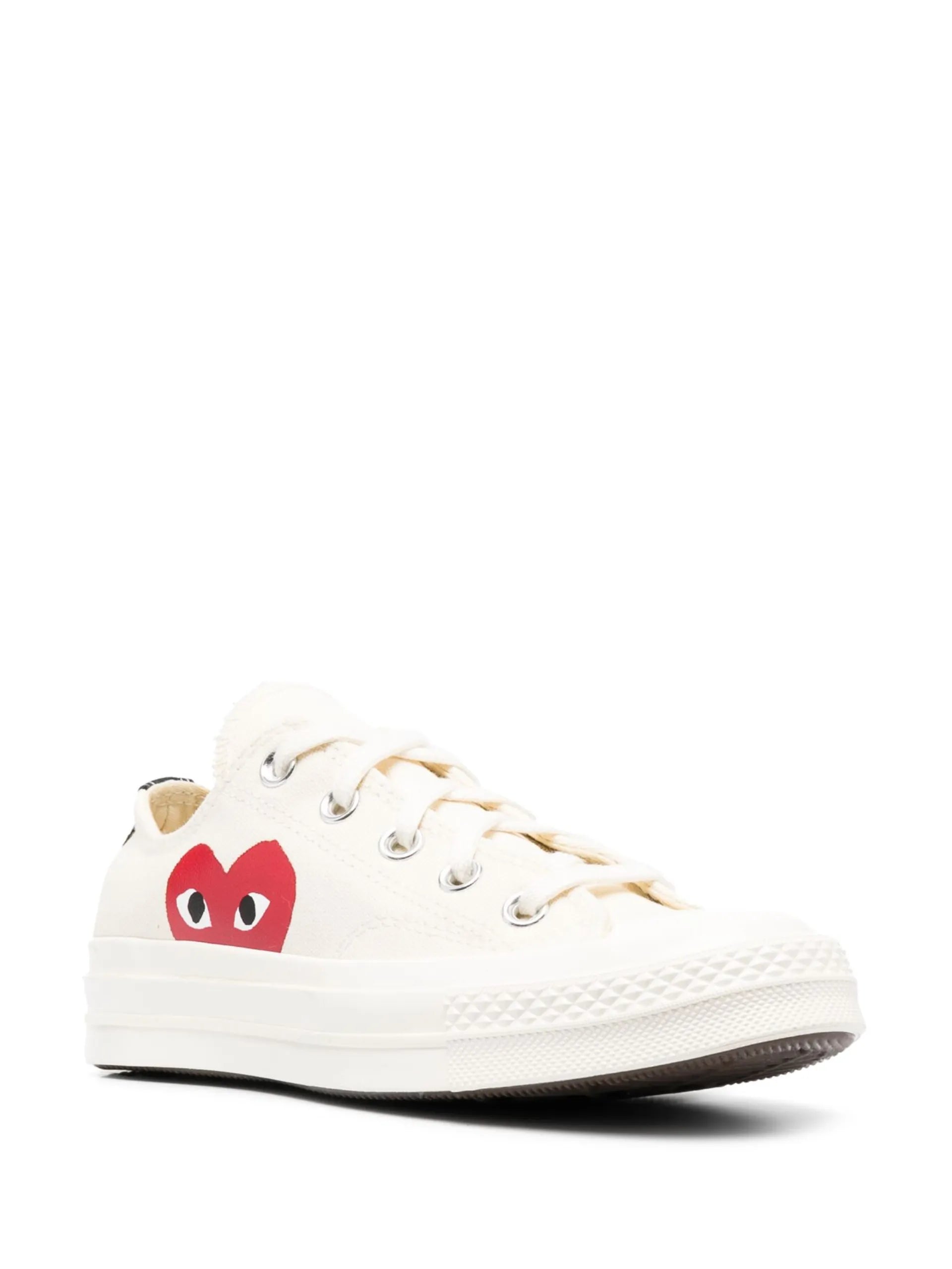 Comme Des Garçons Play X Converse Chuck 70 OX "Half Heart White" Sneakers