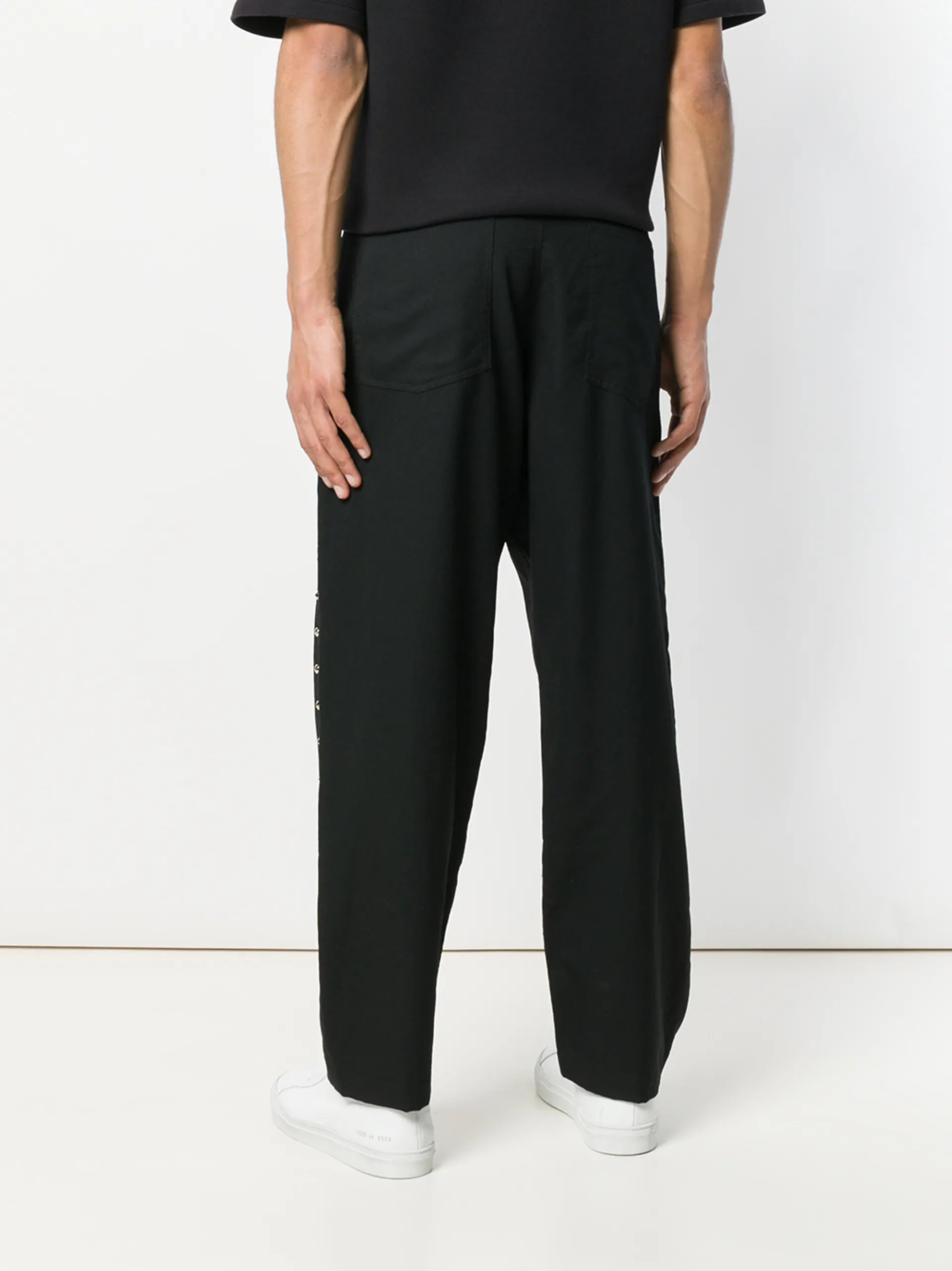 Black Comme Des Garçons Studded Chinos - vue 4 - Black Comme Des Garçons